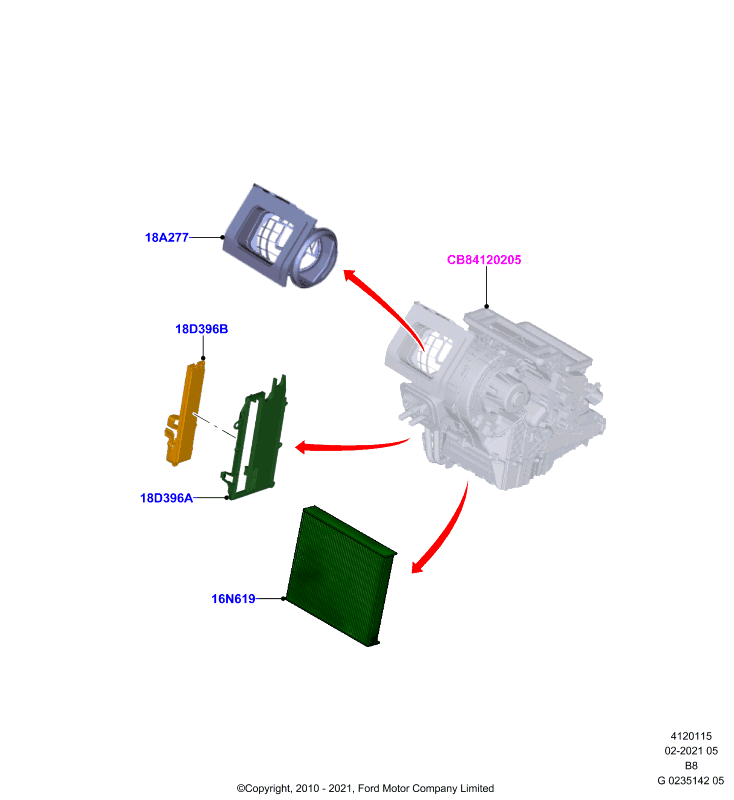 Салонный фильтр Ford Focus 3: 1709013, 2504776 и аналоги