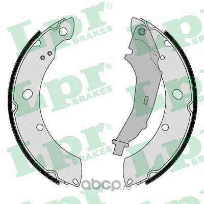 Колодки тормозные барабанные LPR 01182