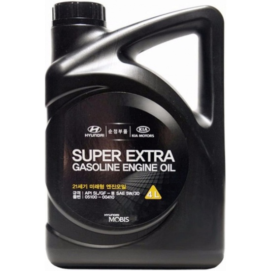 Моторное масло Hyundai-KIA Super Extra Gasoline 5W-30 (артикул 0510000410)