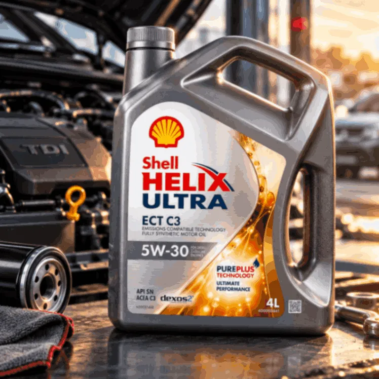 Масло моторное SHELL Helix Ultra ECT C3 5W-30 синтетическое 4 л 550050441