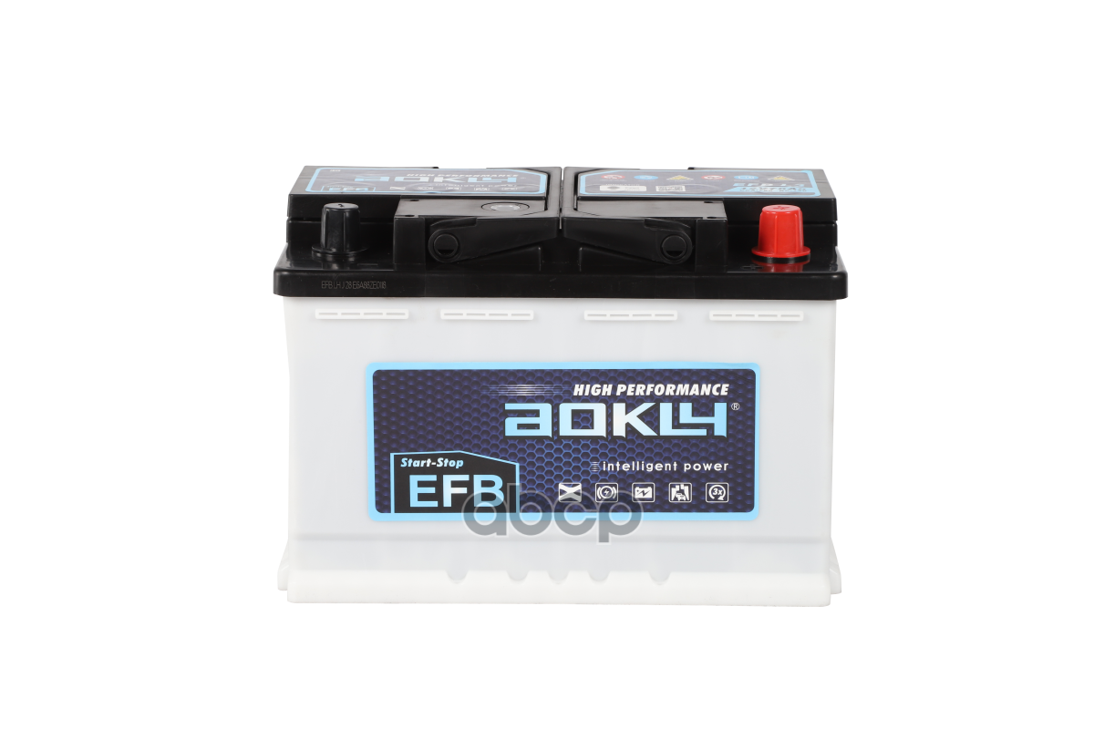 Аккумулятор AOKLY EFB Stop&Go 70 Ач обратный R+ 280x175x190 EFB L3 EN 780 А AOKLY EFBL3