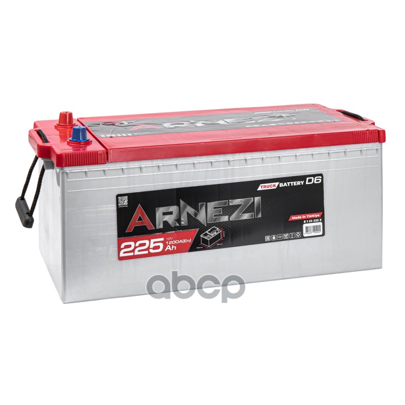 Аккумулятор Arnezi TRUCK 225 Ач L+(3) 518x276x242 D6 EN 1200 А ARNEZI E1232253