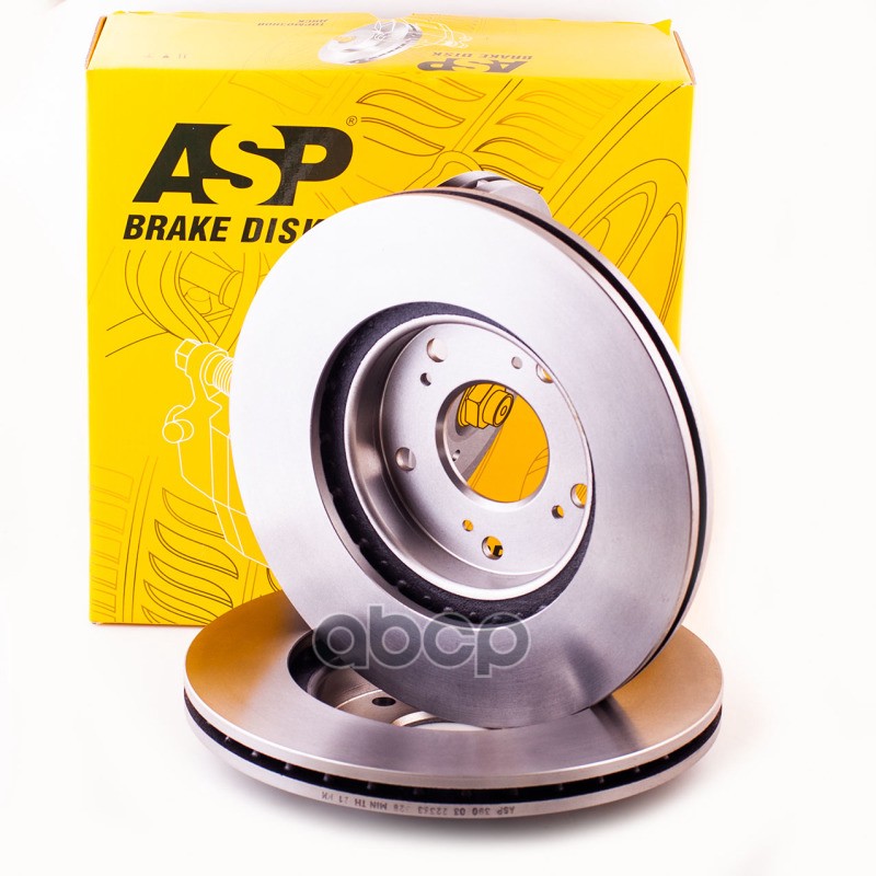 Диск тормозной передний ASP 390203