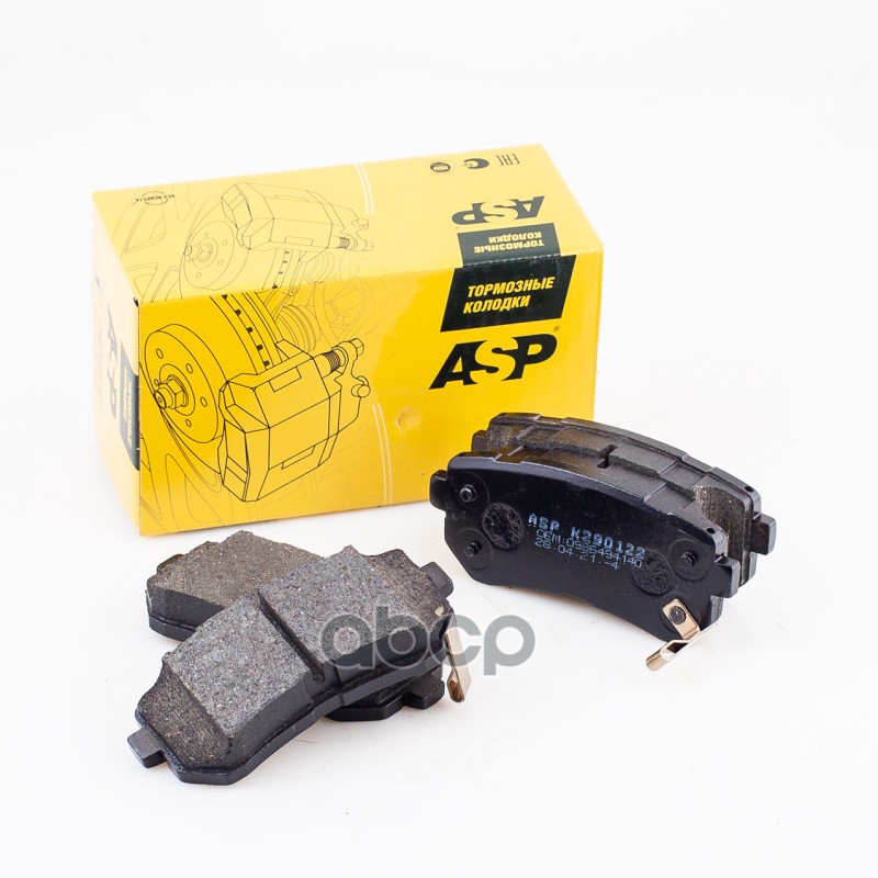 Колодки ASP K290122 &mdash; Kia Rio, Ceed, Hyundai i20, i30 и ix35