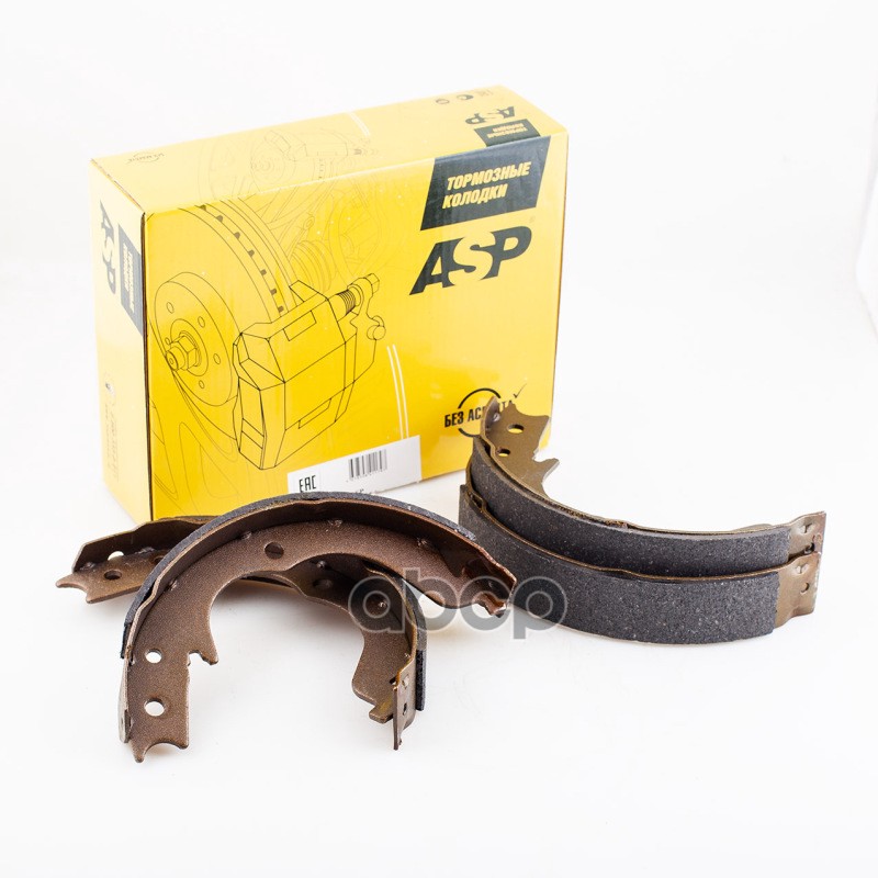 Колодки ASP K360105 &mdash; Mitsubishi Lancer 2008+ и барабанный тормоз
