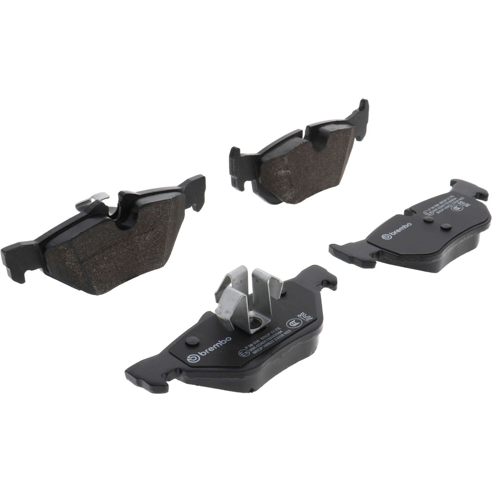 Задние тормозные колодки с низким содержанием металла Brembo PRIME P06038