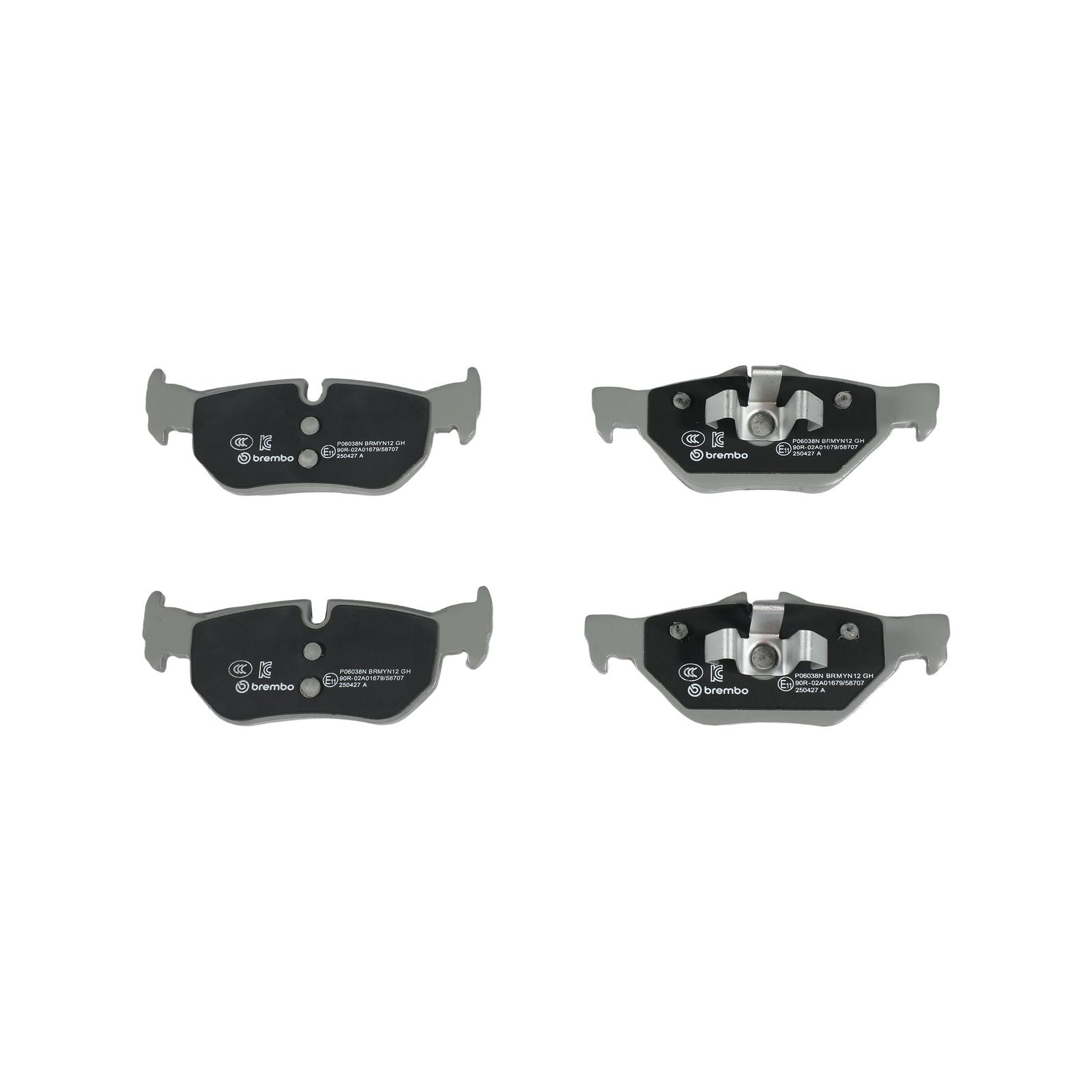 Керамические задние тормозные колодки Brembo PRIME P06038N
