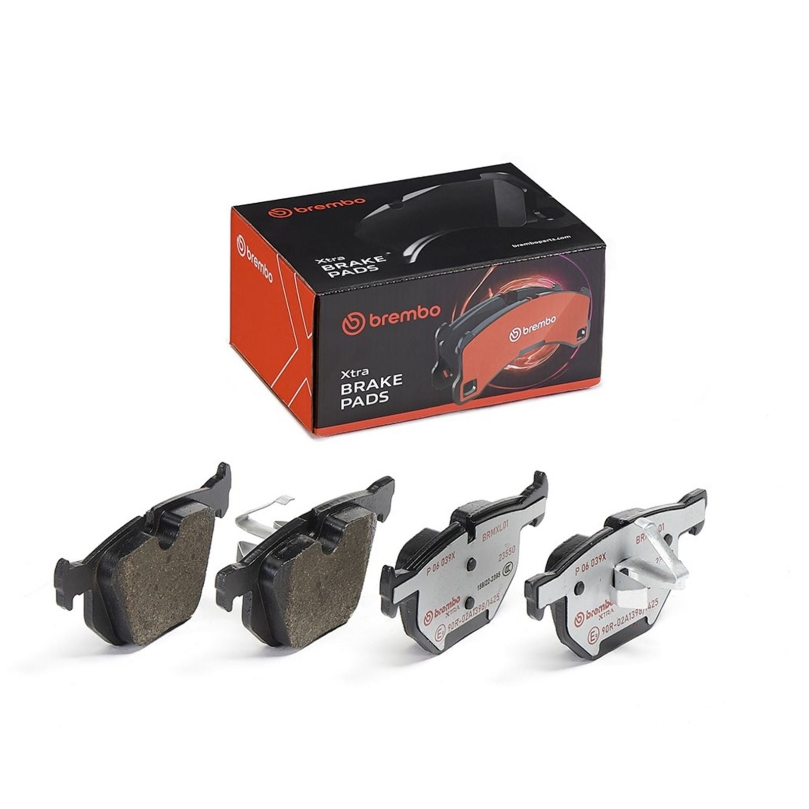 Задние тормозные колодки с низким содержанием металла Brembo XTRA P06039X