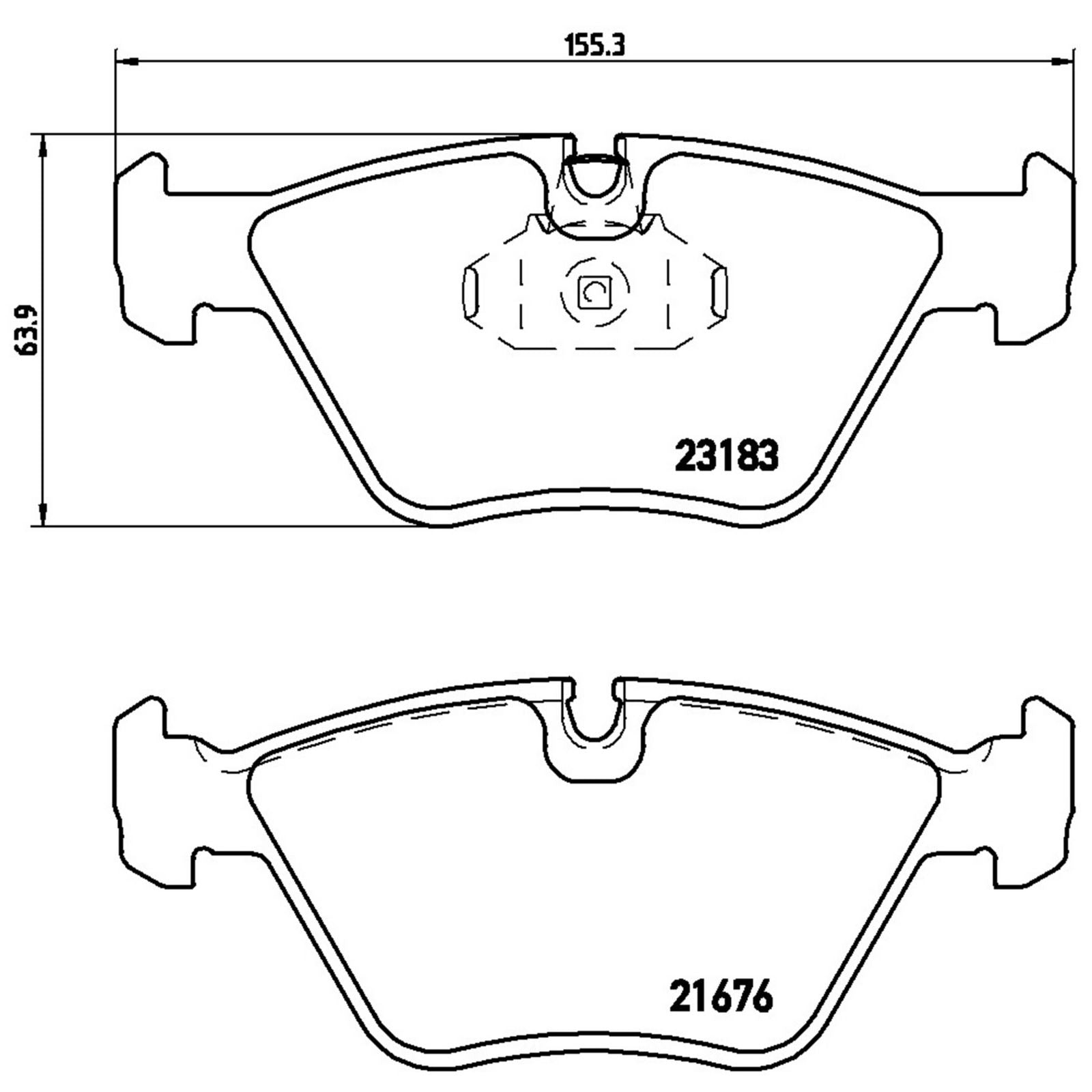 Передние тормозные колодки с низким содержанием металла Brembo XTRA P06043X