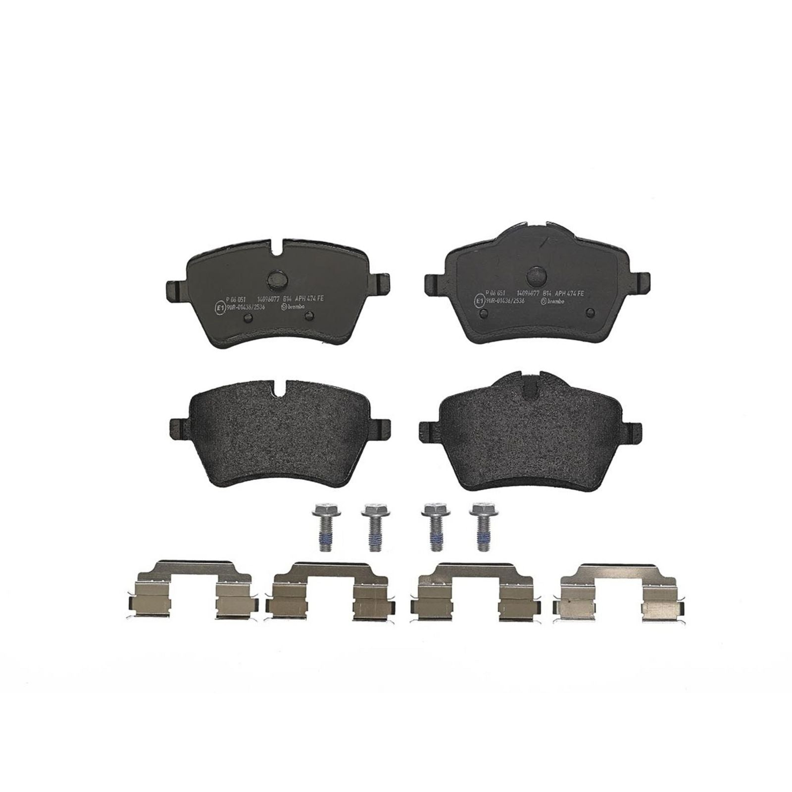Передние тормозные колодки с низким содержанием металла Brembo PRIME P06051