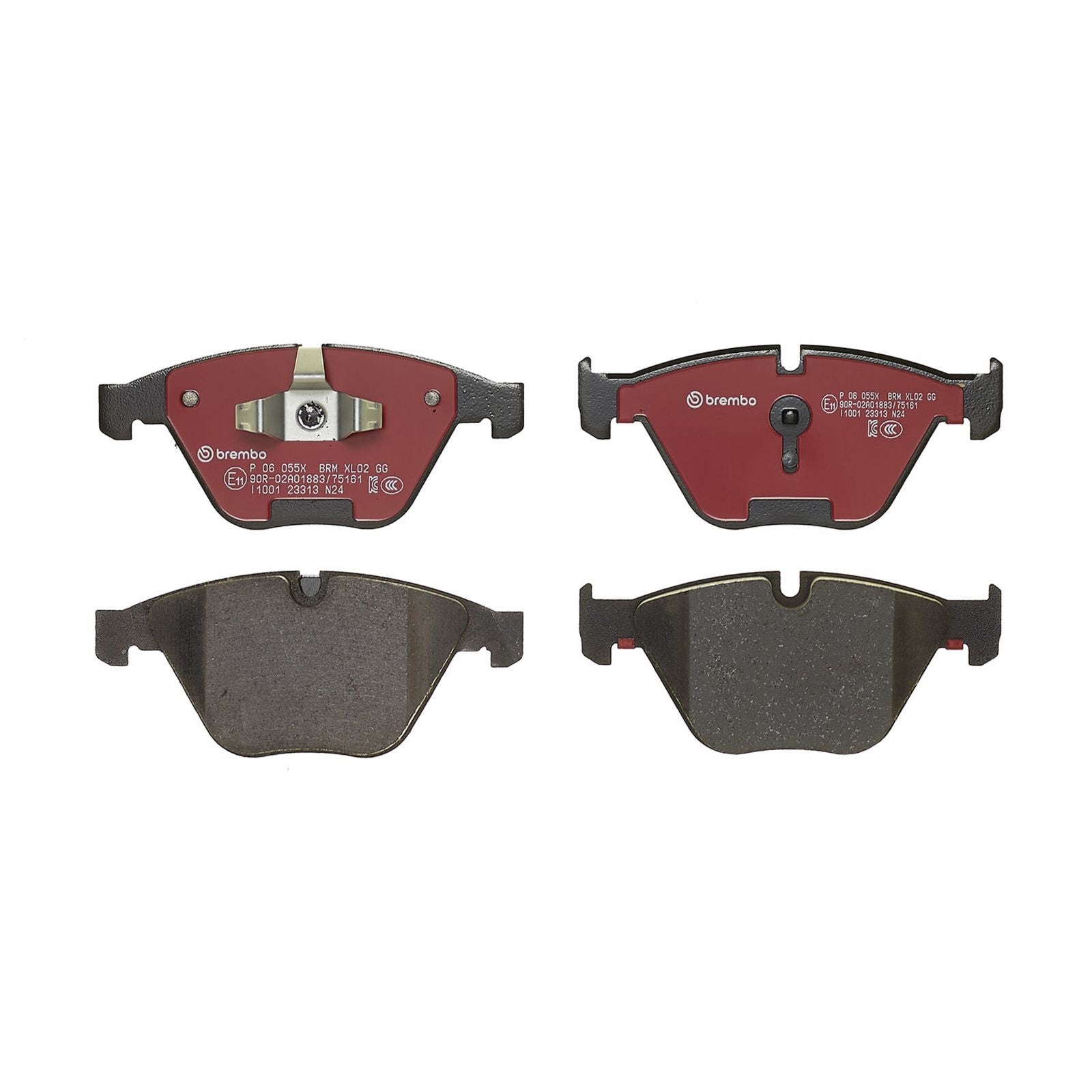 Передние тормозные колодки с низким содержанием металла Brembo XTRA P06055X