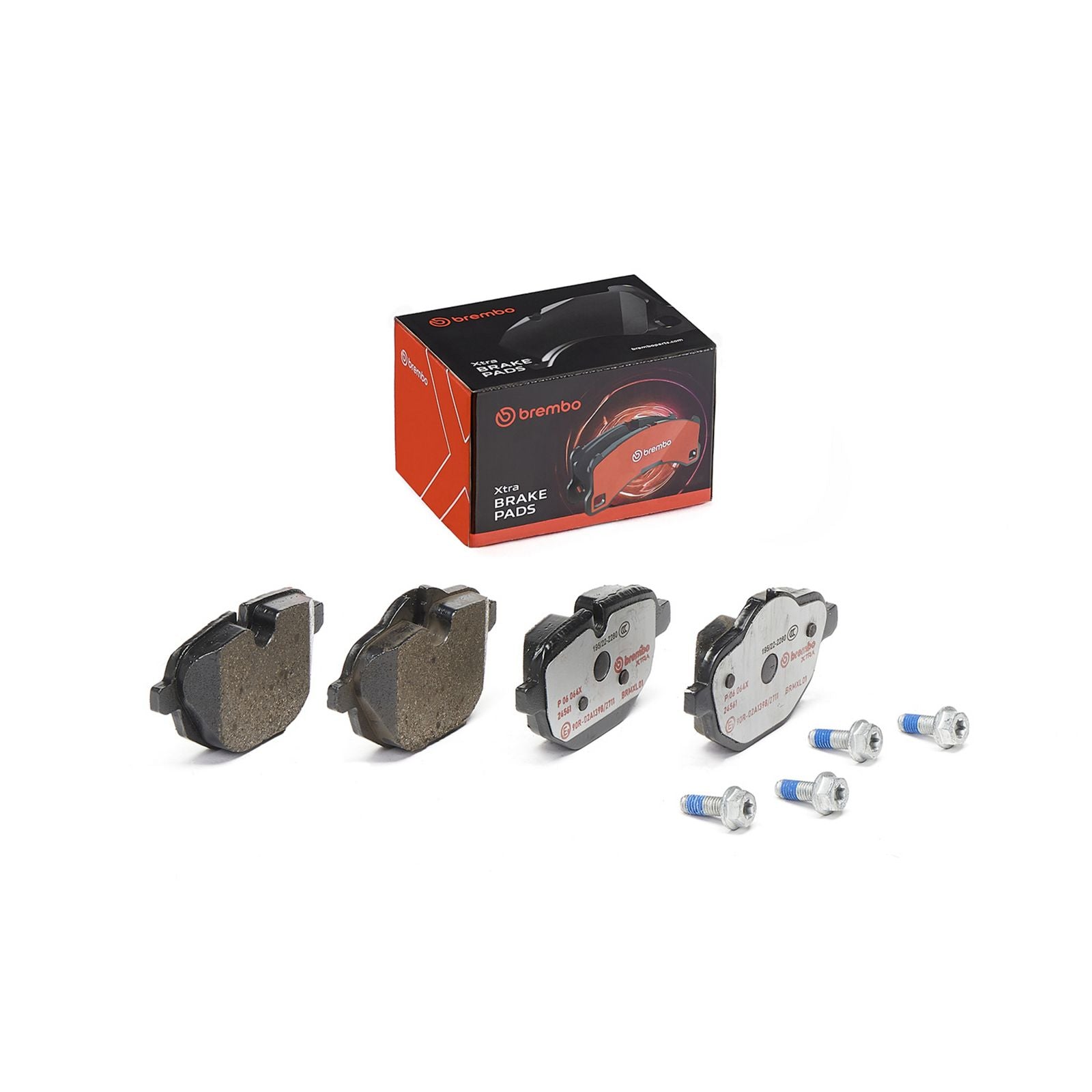 Задние тормозные колодки с низким содержанием металла Brembo XTRA P06064X
