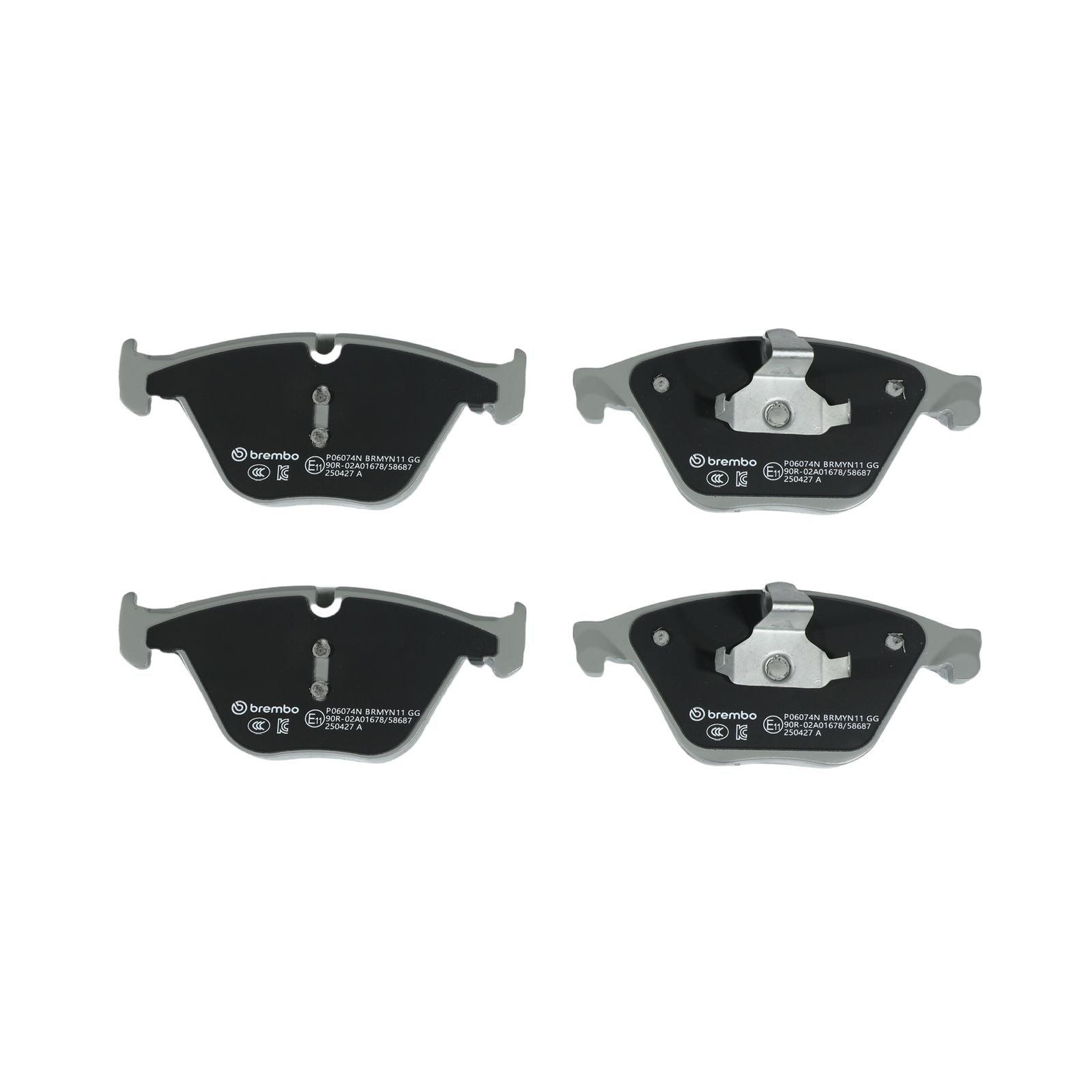 Керамические передние тормозные колодки Brembo PRIME P06074N