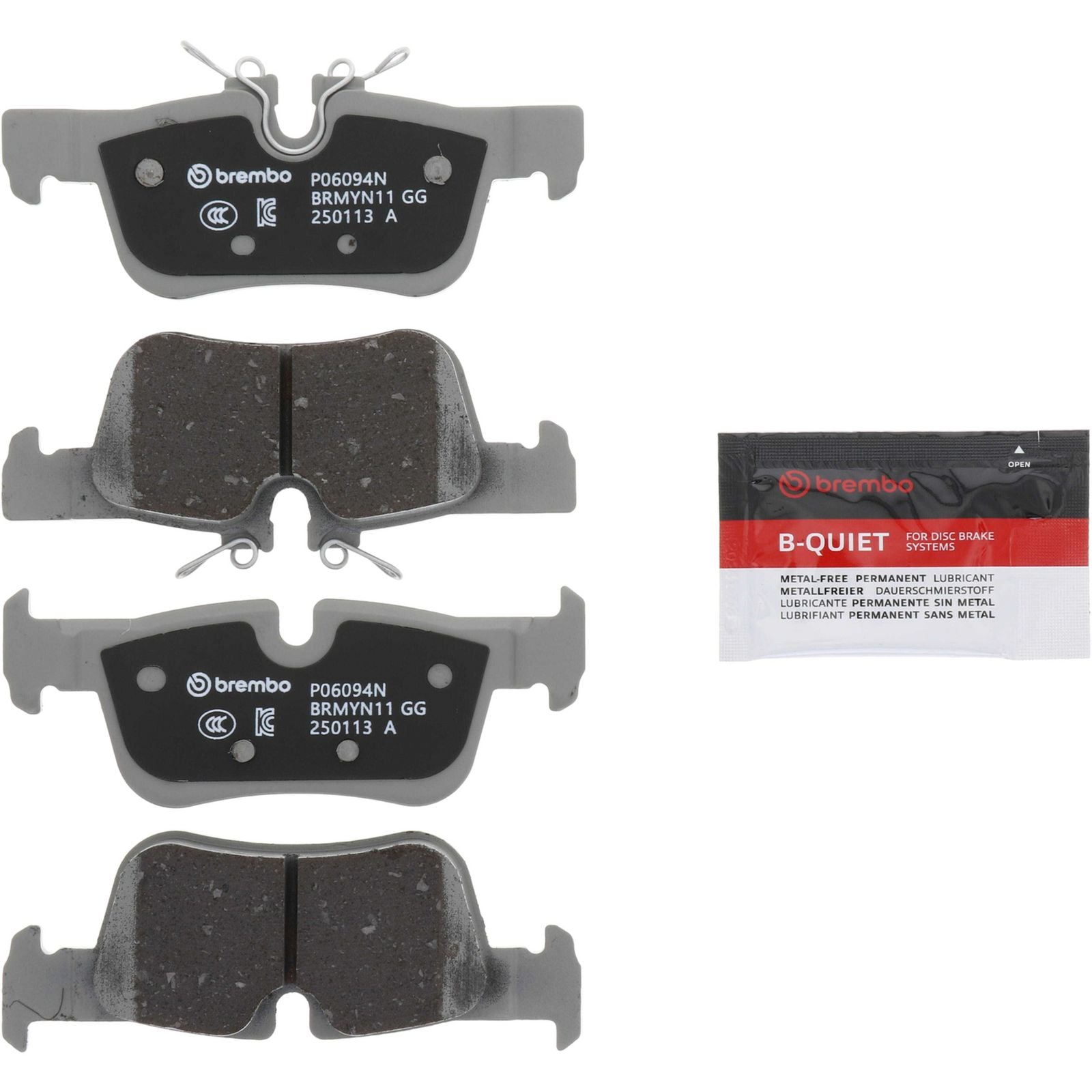 Керамические задние тормозные колодки Brembo PRIME P06094N