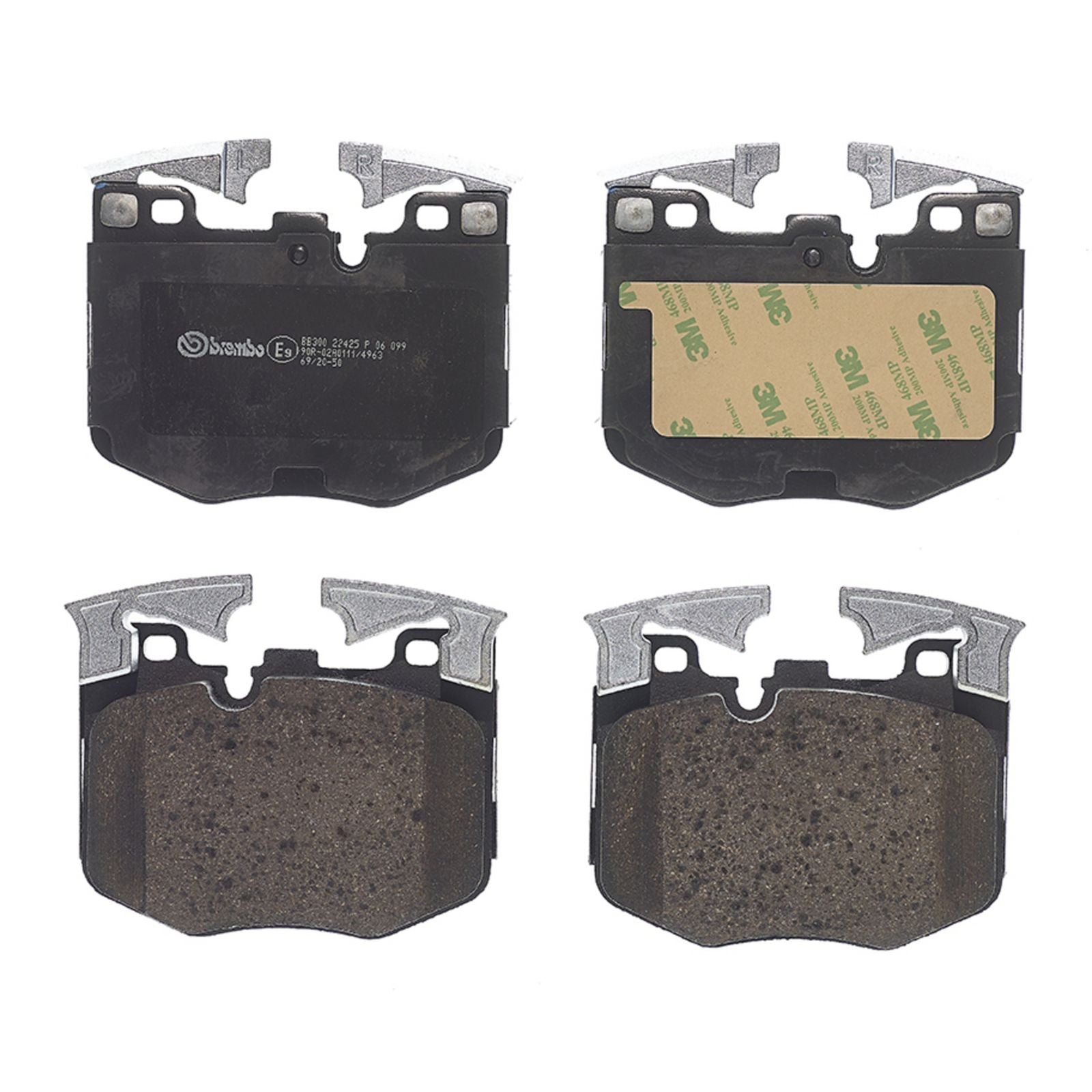 Передние тормозные колодки с низким содержанием металла Brembo PRIME P06099