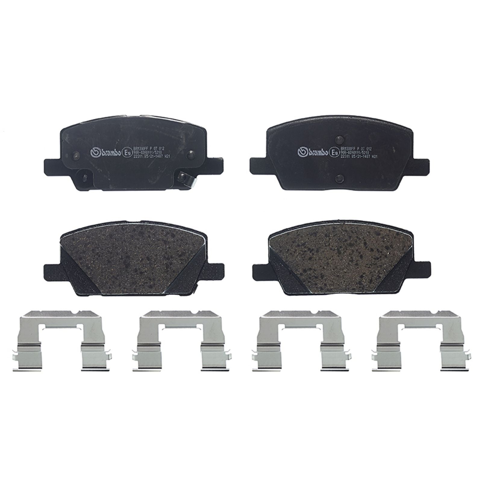 Передние тормозные колодки с низким содержанием металла Brembo PRIME P07012