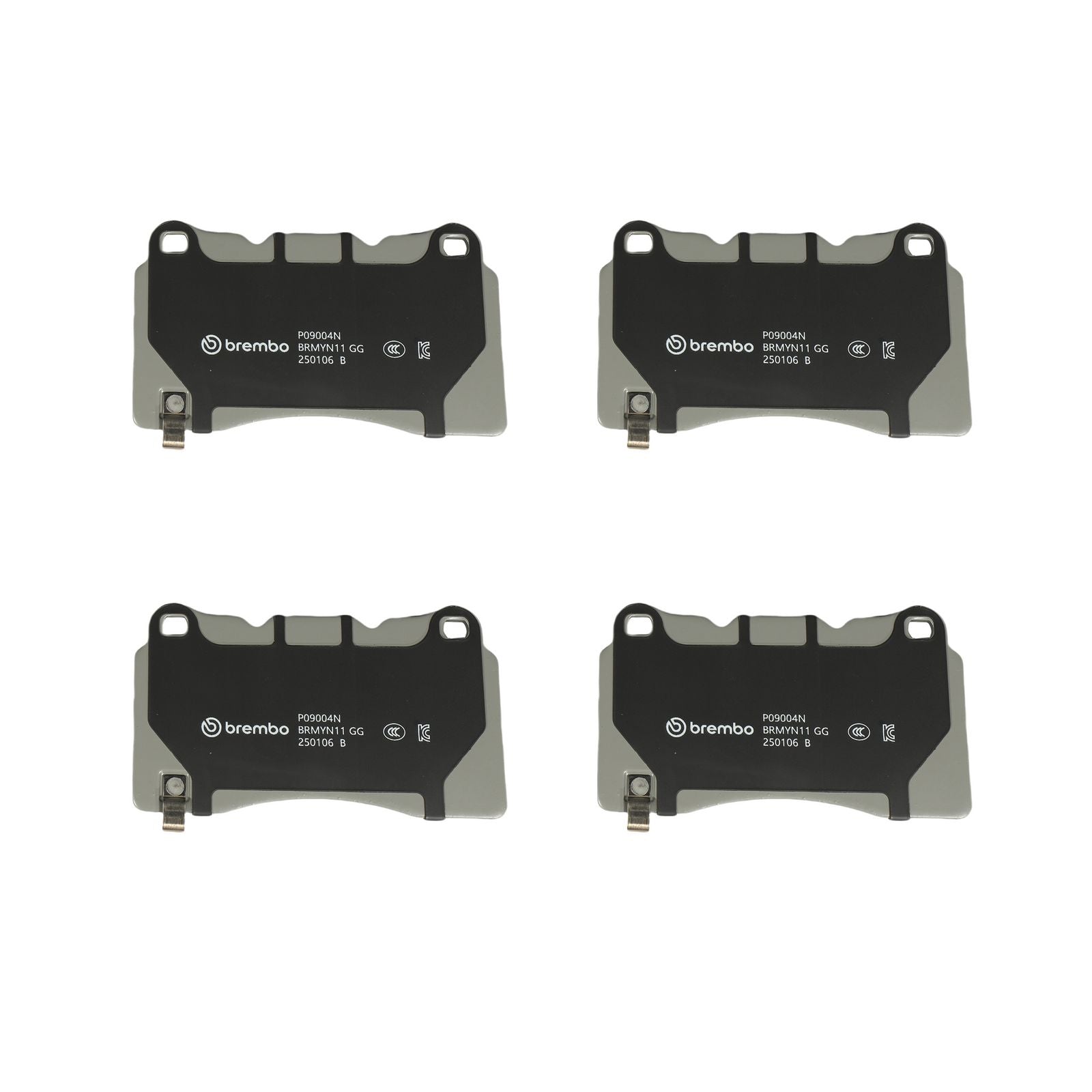 Керамические передние тормозные колодки Brembo PRIME P09004N