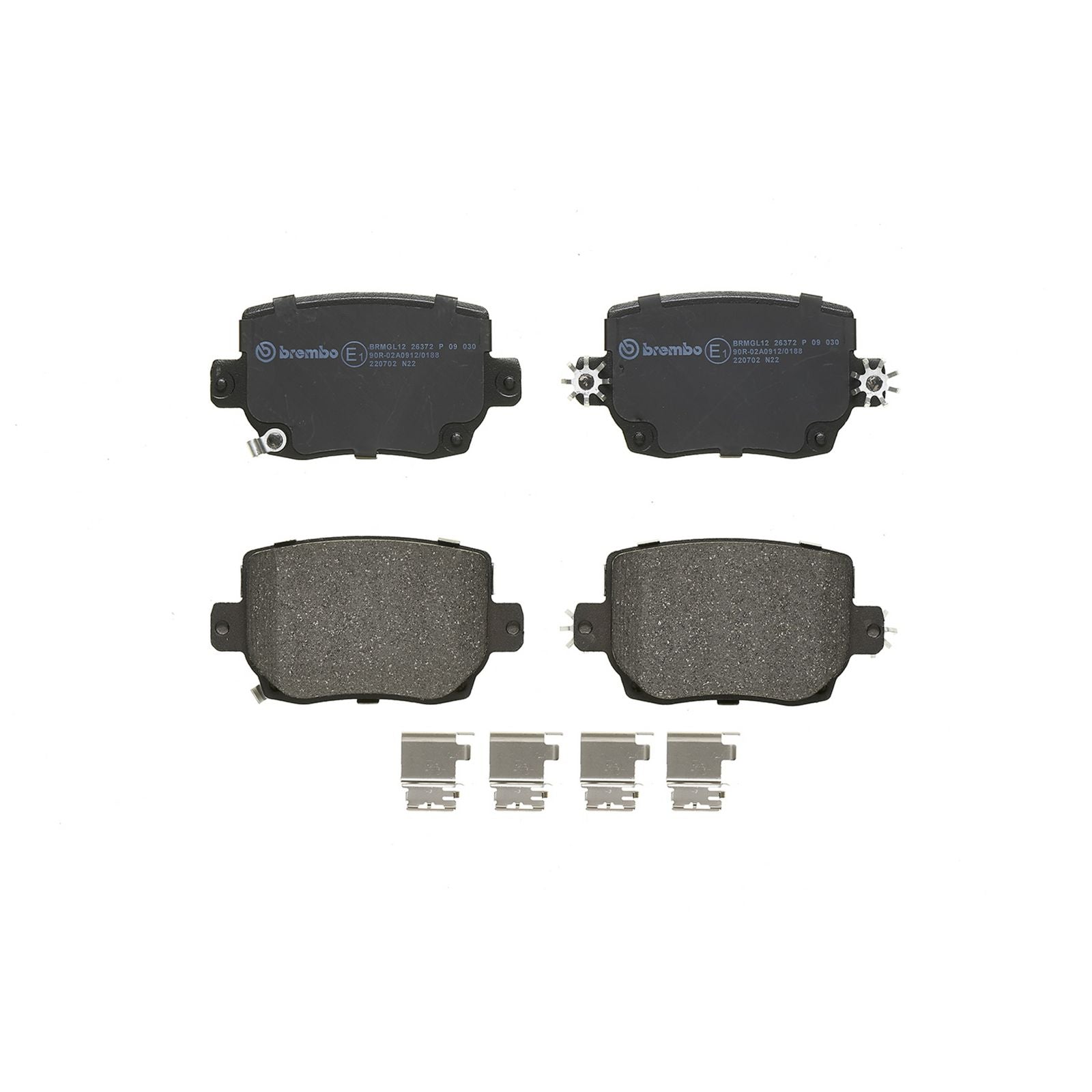 Задние тормозные колодки с низким содержанием металла Brembo PRIME P09030
