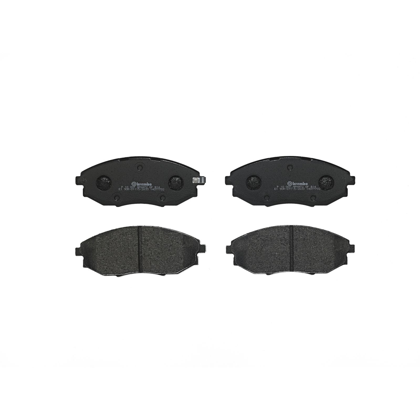 Передние тормозные колодки с низким содержанием металла Brembo PRIME P10007