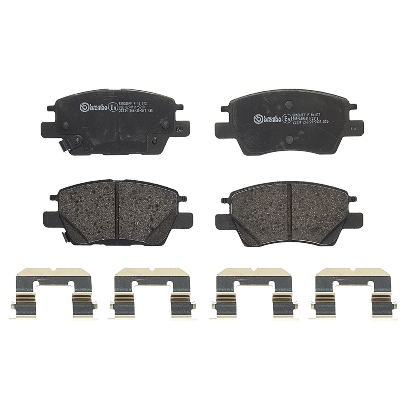 Передние тормозные колодки с низким содержанием металла Brembo PRIME P10073