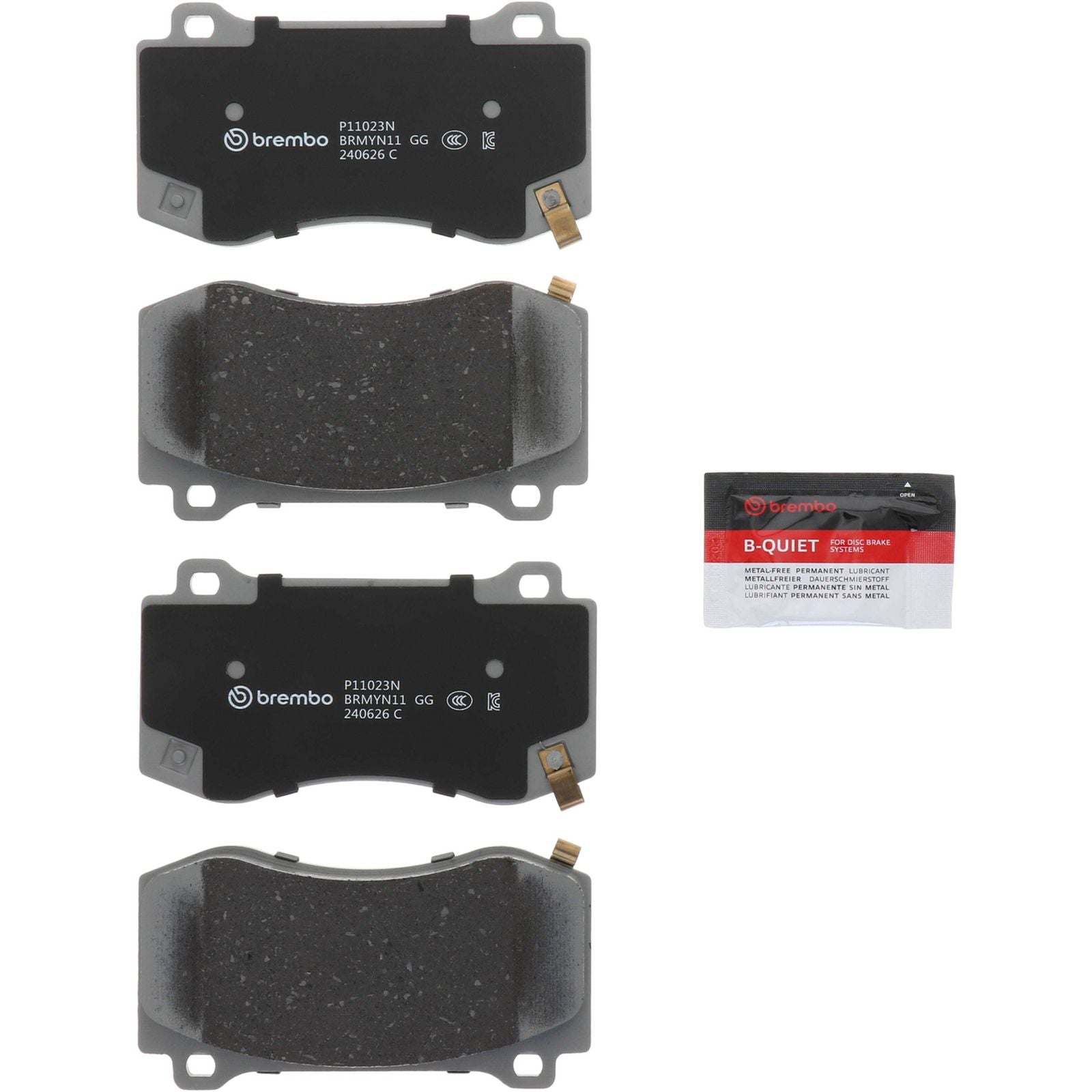 Керамические передние тормозные колодки Brembo PRIME P11023N