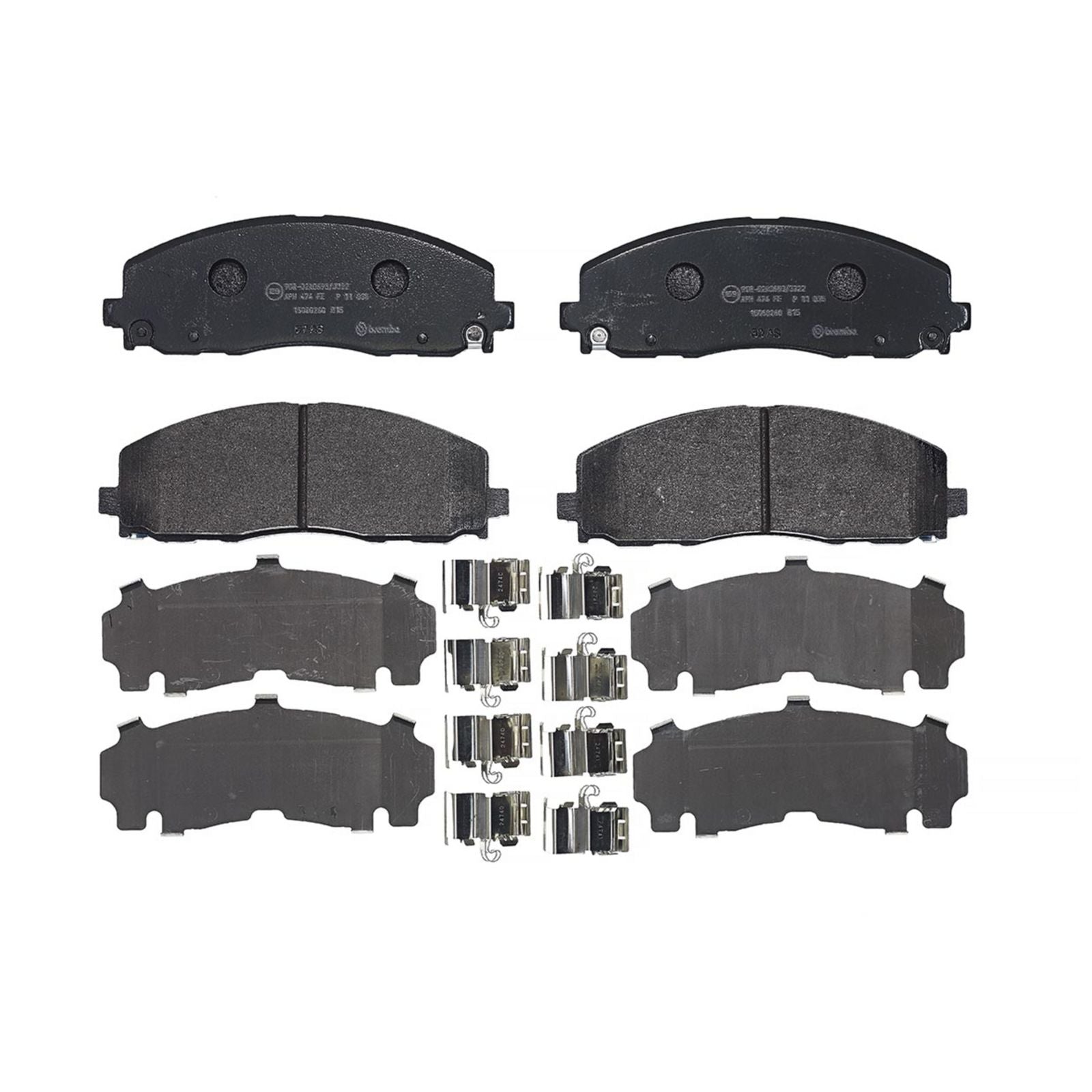 Передние тормозные колодки с низким содержанием металла Brembo PRIME P11035