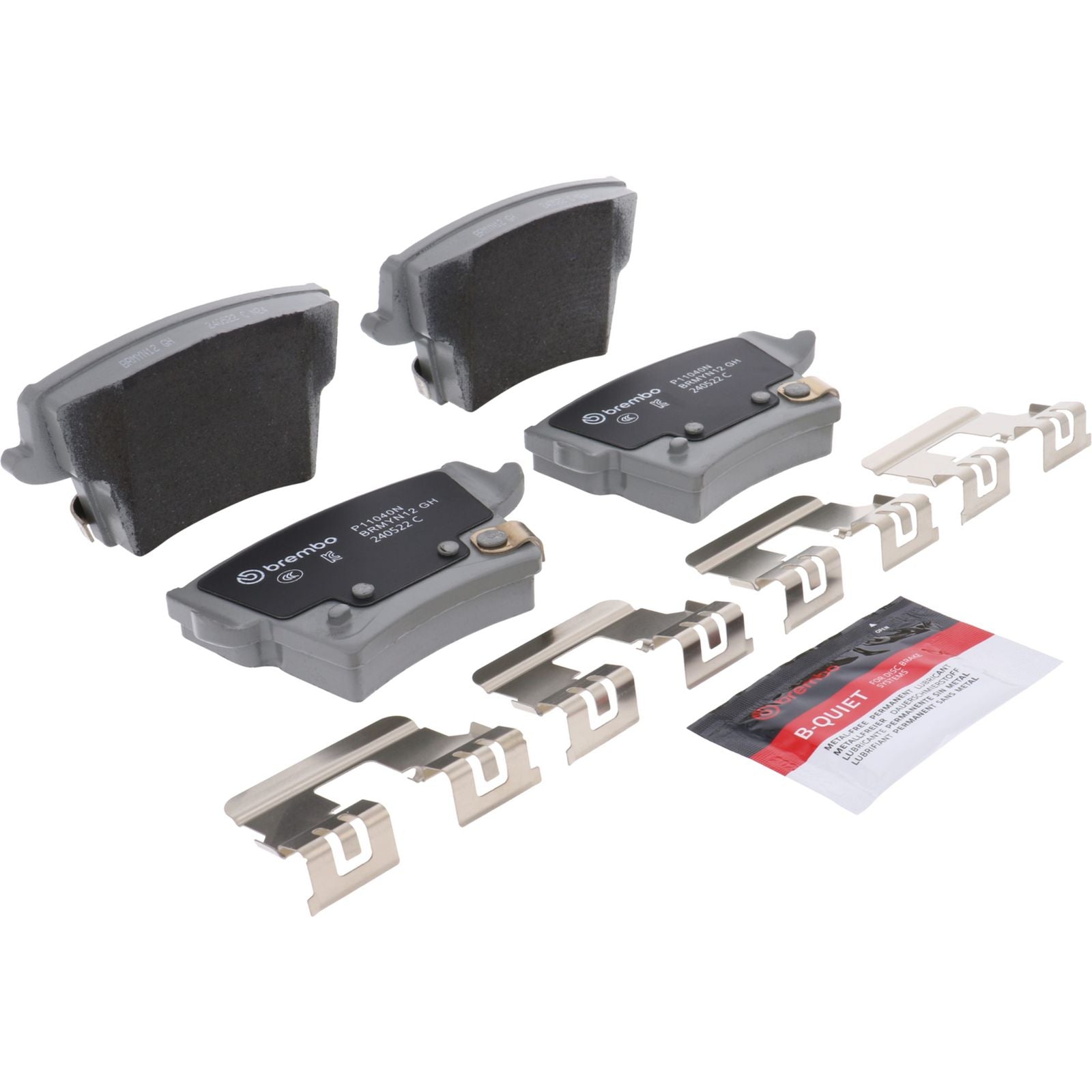Керамические задние тормозные колодки Brembo PRIME P11040N