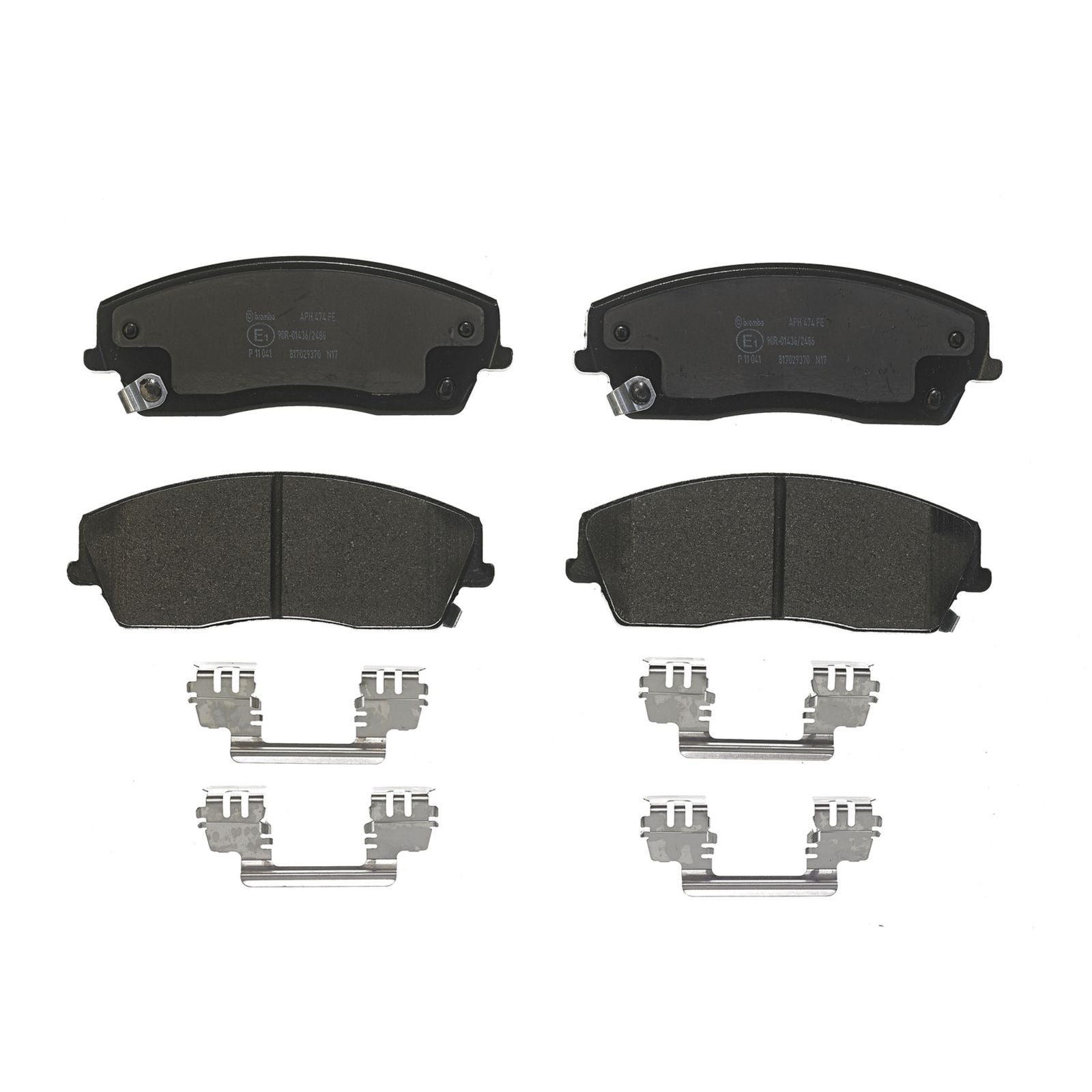 Передние тормозные колодки с низким содержанием металла Brembo PRIME P11041
