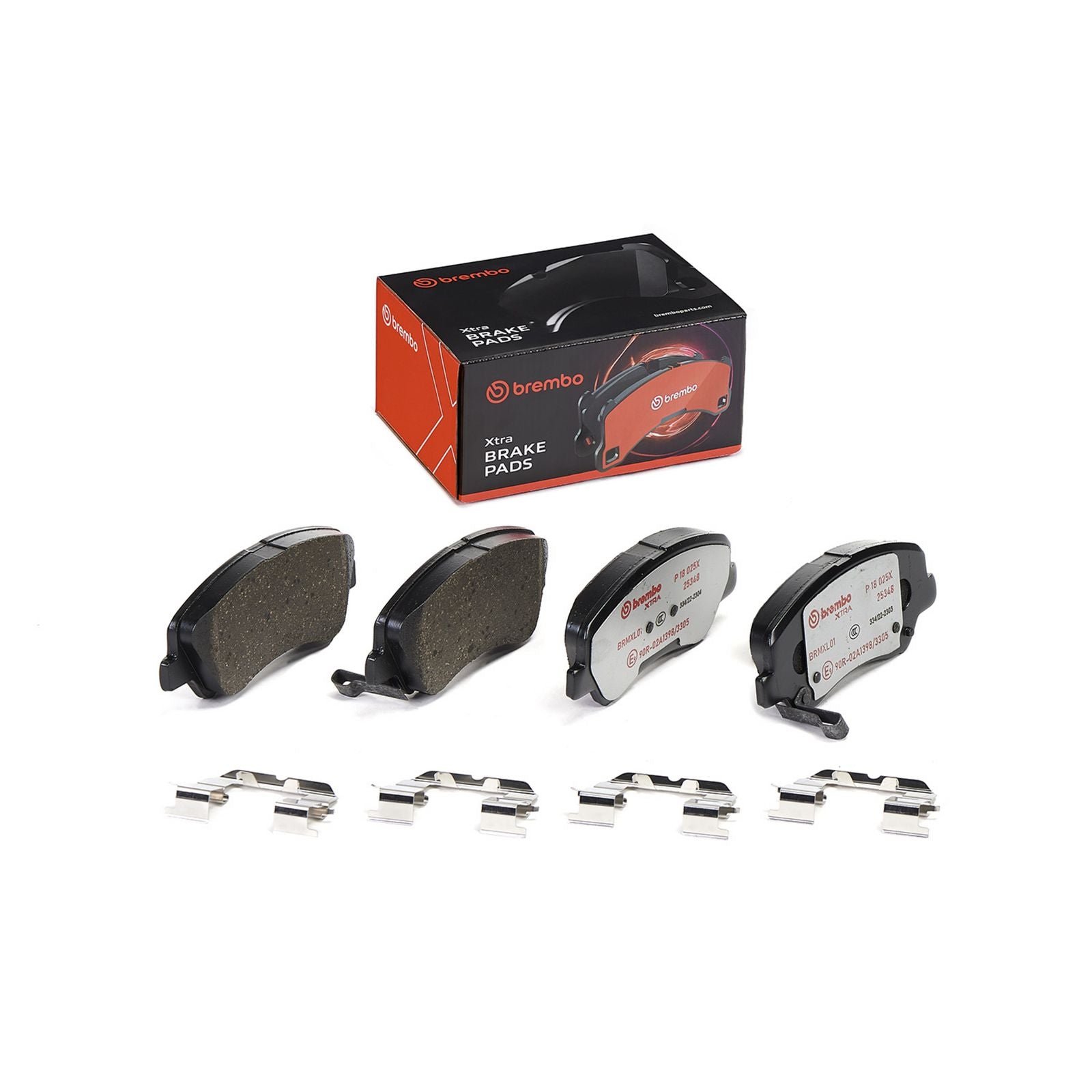 Передние тормозные колодки с низким содержанием металла Brembo XTRA P18025X