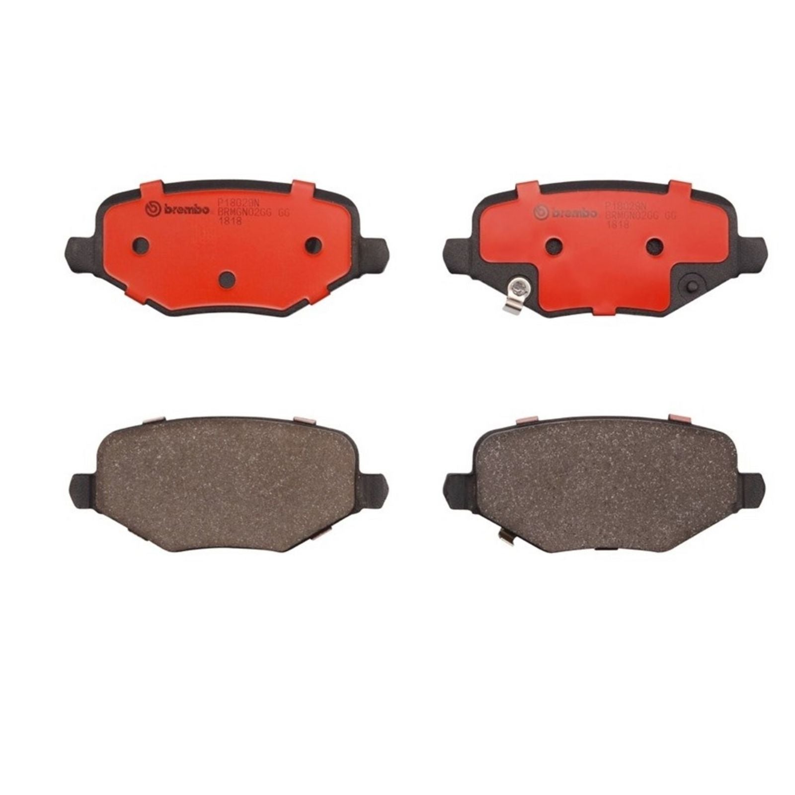 Керамические задние тормозные колодки Brembo PRIME P18029N