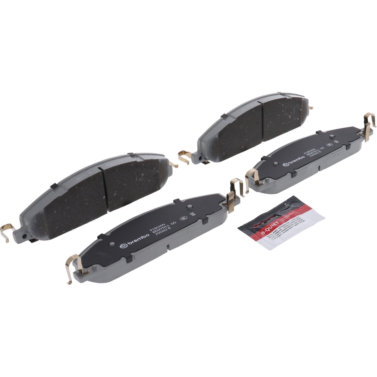 Керамические задние тормозные колодки Brembo PRIME P18036N