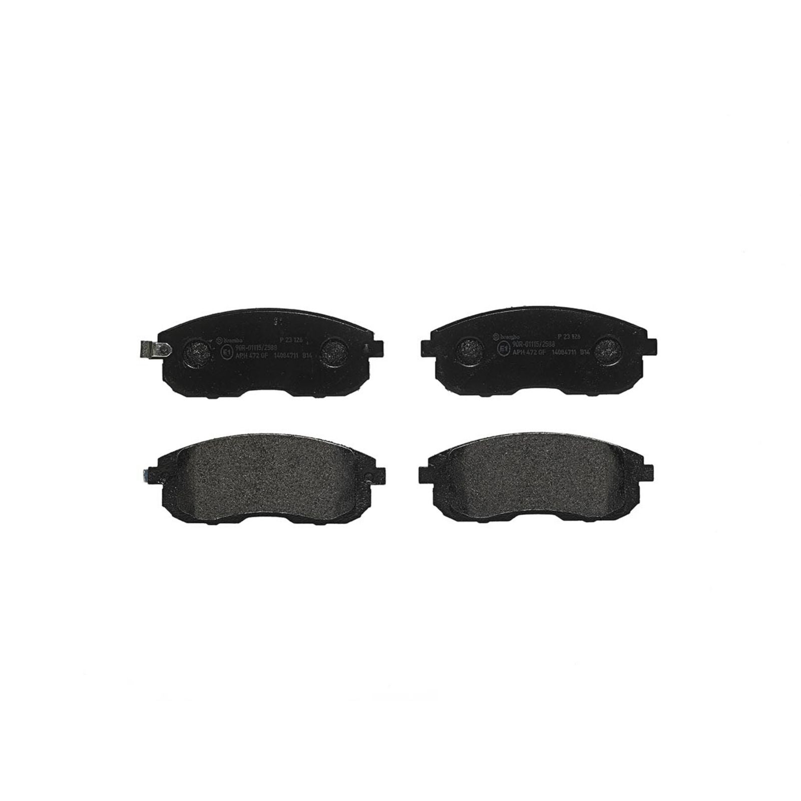 Передние тормозные колодки с низким содержанием металла Brembo PRIME P23126