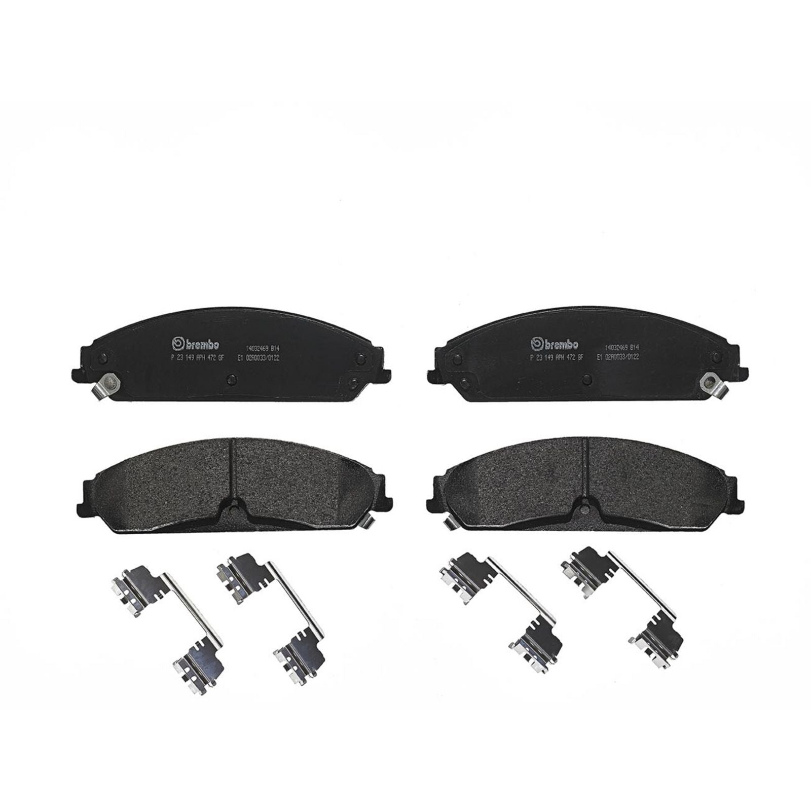 Передние тормозные колодки с низким содержанием металла Brembo PRIME P23149