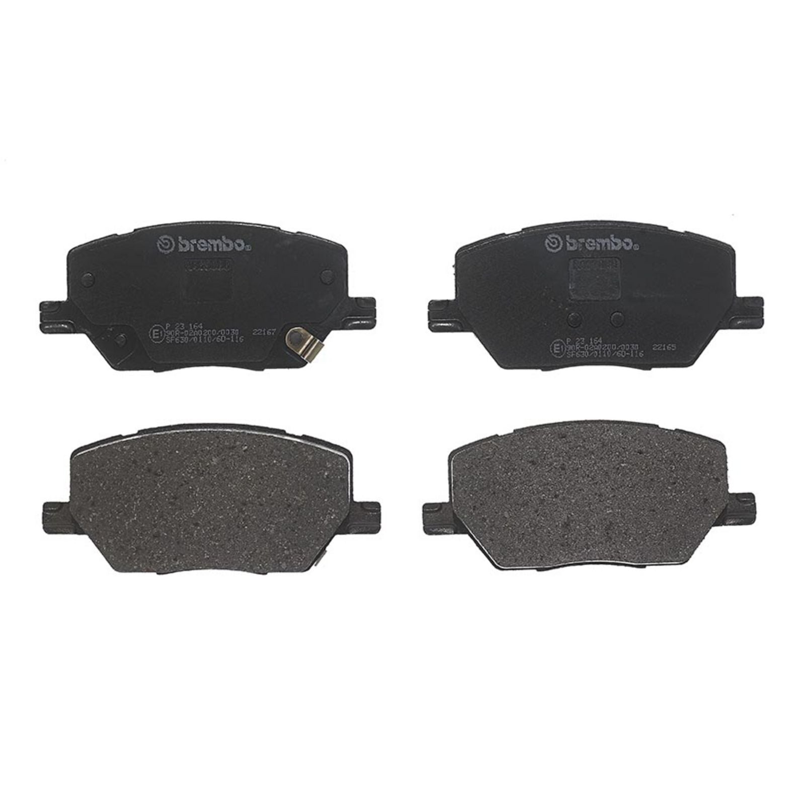 Передние тормозные колодки с низким содержанием металла Brembo PRIME P23164