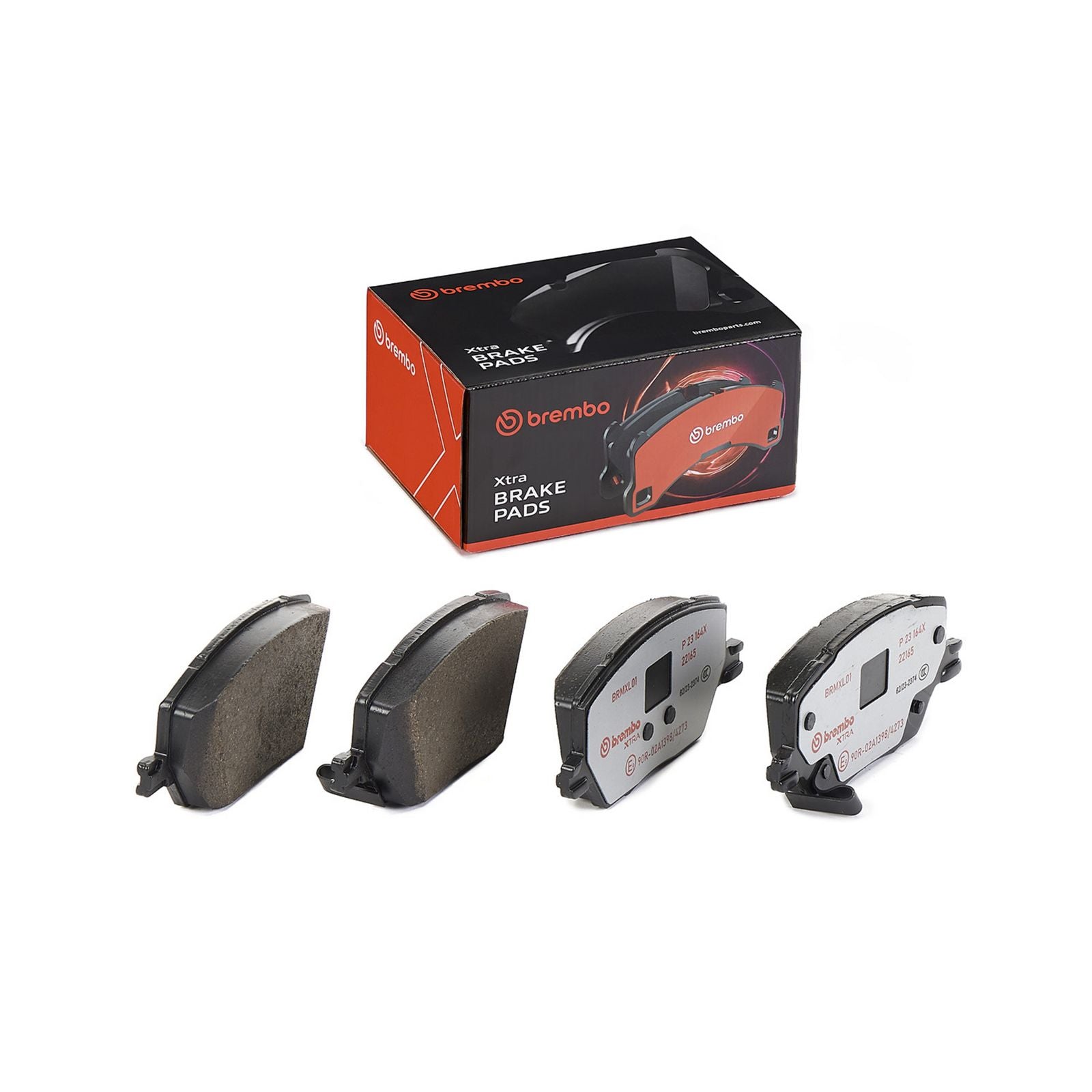 Передние тормозные колодки с низким содержанием металла Brembo XTRA P23164X