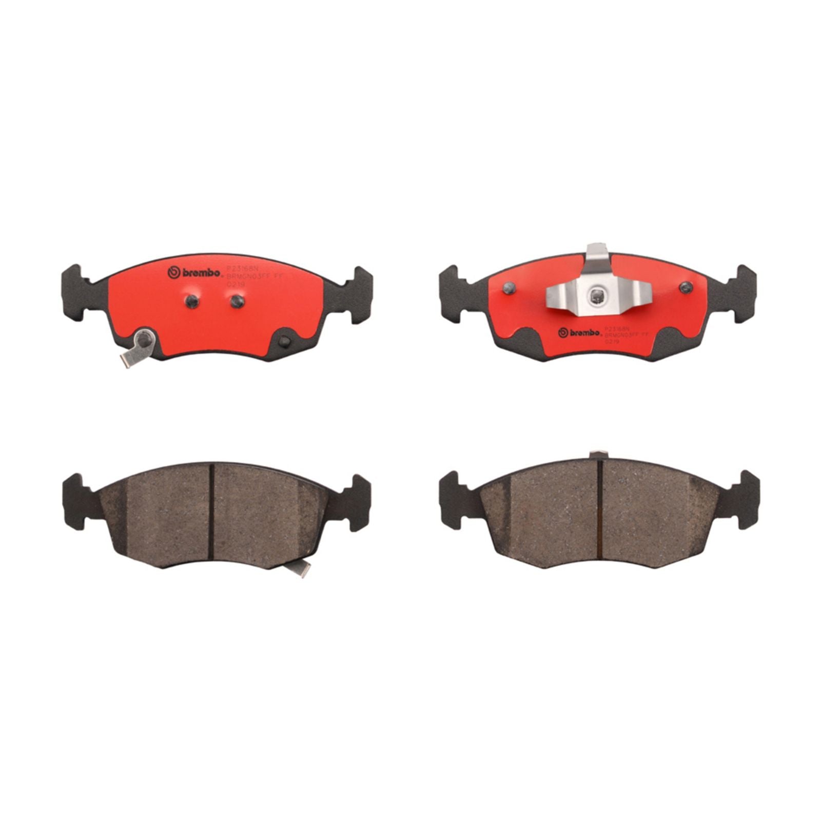 Керамические передние тормозные колодки Brembo PRIME P23168N