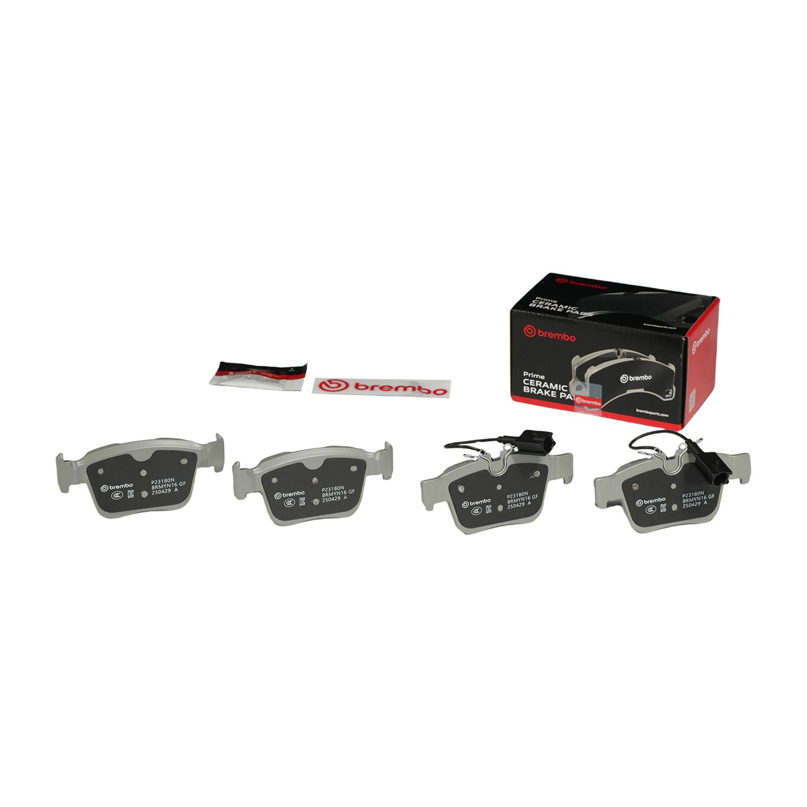 Керамические задние тормозные колодки Brembo PRIME P23180N