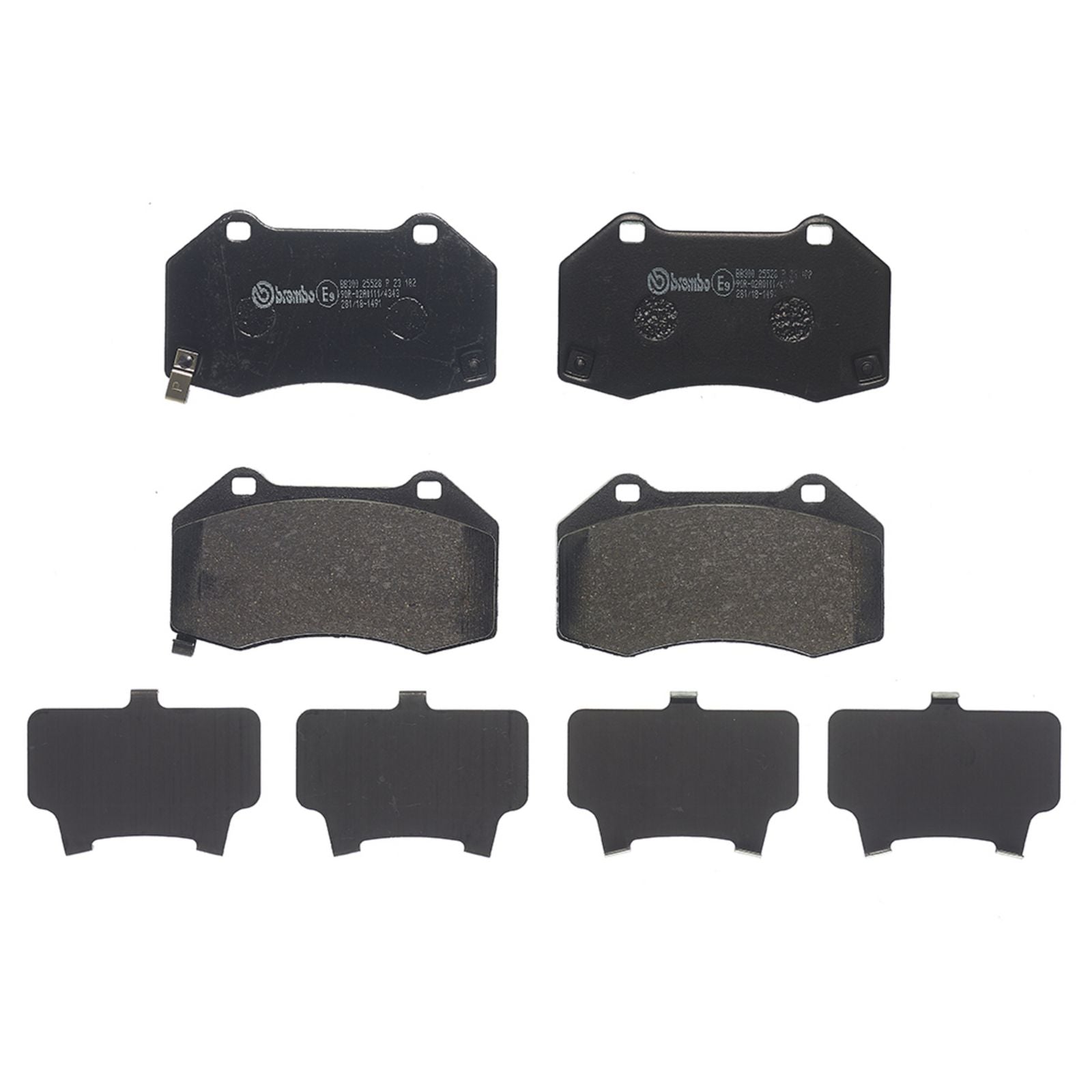 Передние тормозные колодки с низким содержанием металла Brembo PRIME P23182