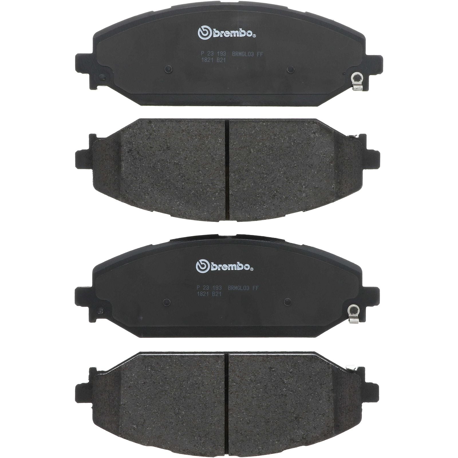 Передние тормозные колодки с низким содержанием металла Brembo PRIME P23193