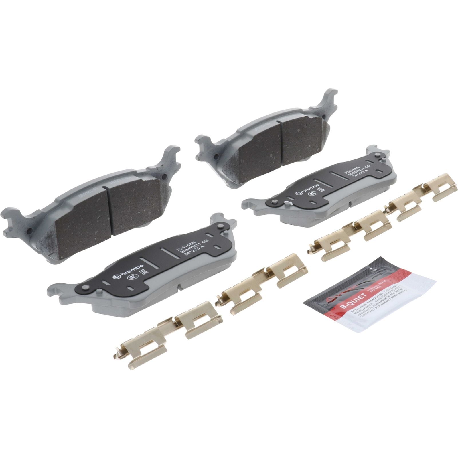 Керамические задние тормозные колодки Brembo PRIME P24168N