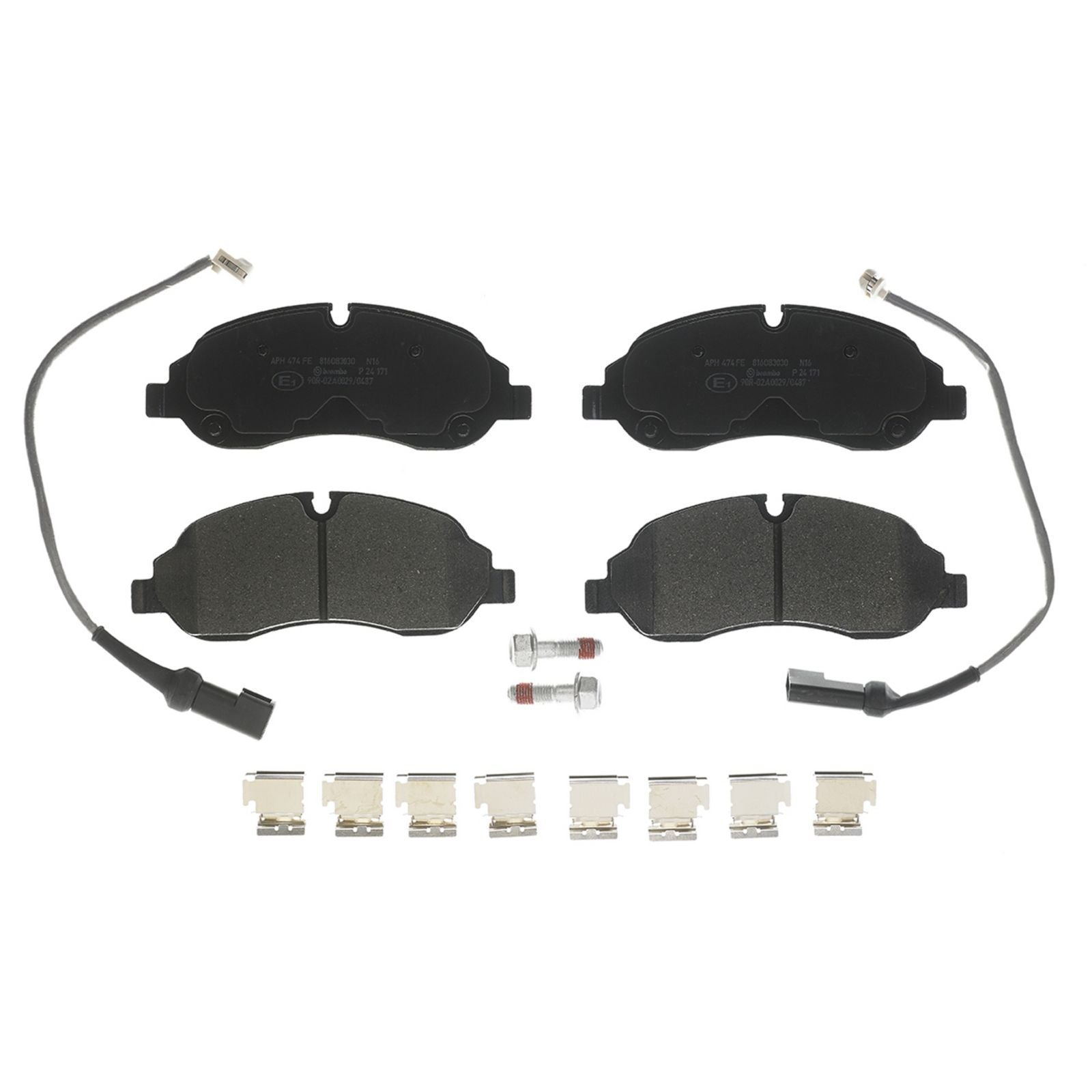 Передние тормозные колодки с низким содержанием металла Brembo PRIME P24171