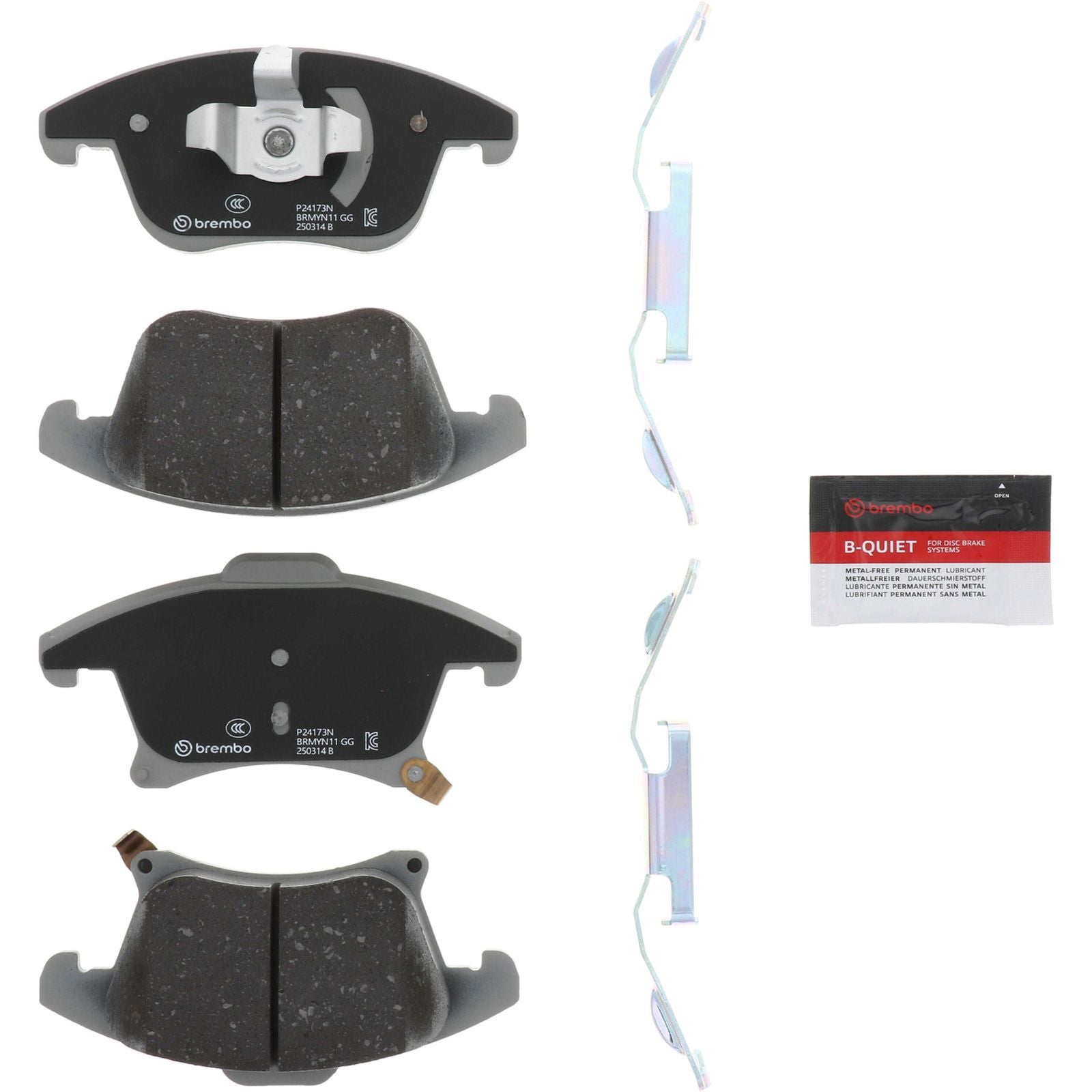 Керамические передние тормозные колодки Brembo PRIME P24173N