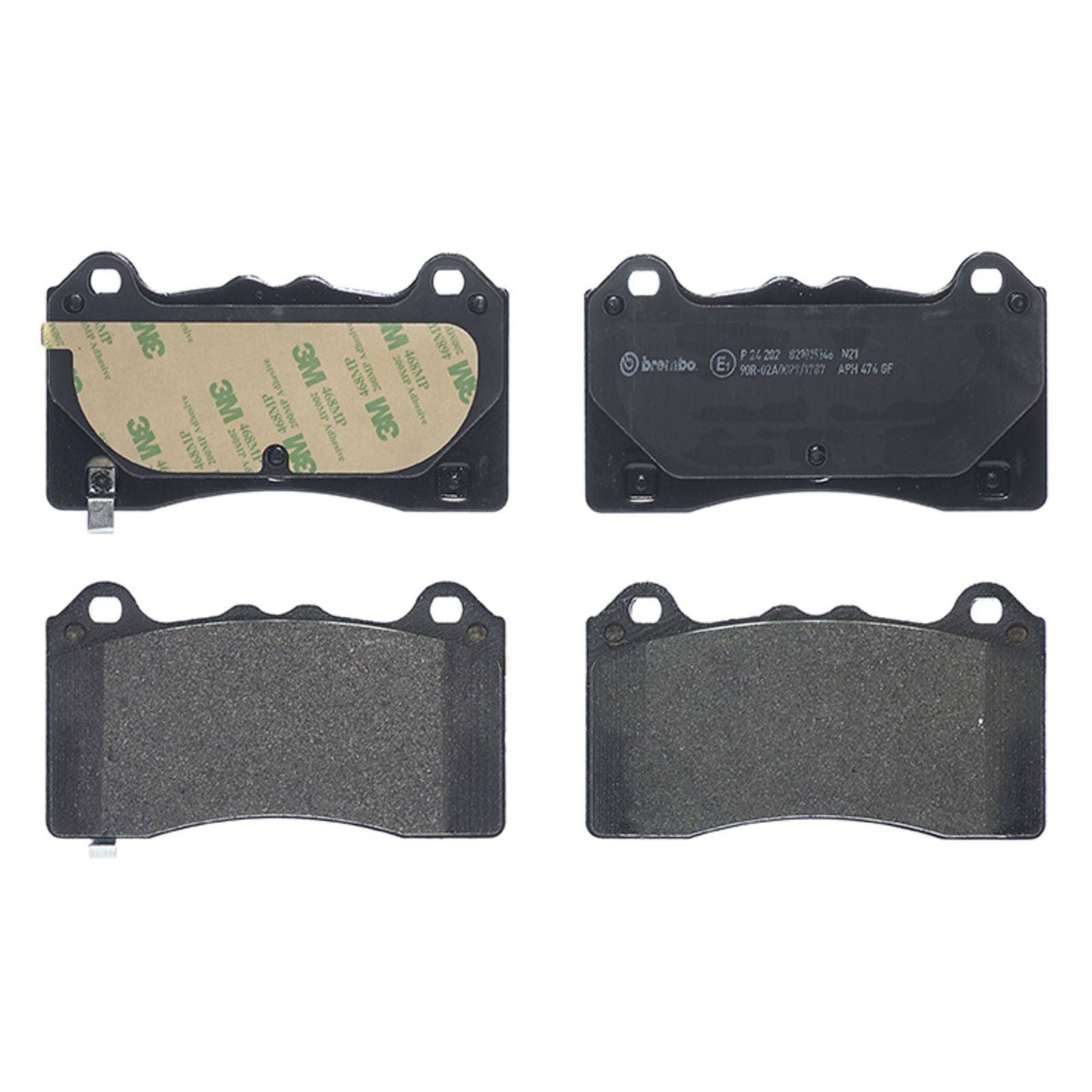 Передние тормозные колодки с низким содержанием металла Brembo PRIME P24202