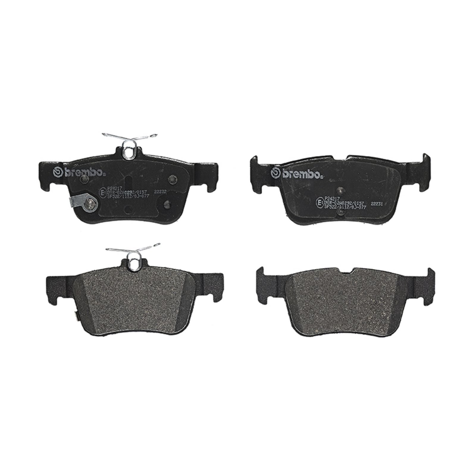 Задние тормозные колодки с низким содержанием металла Brembo PRIME P24217