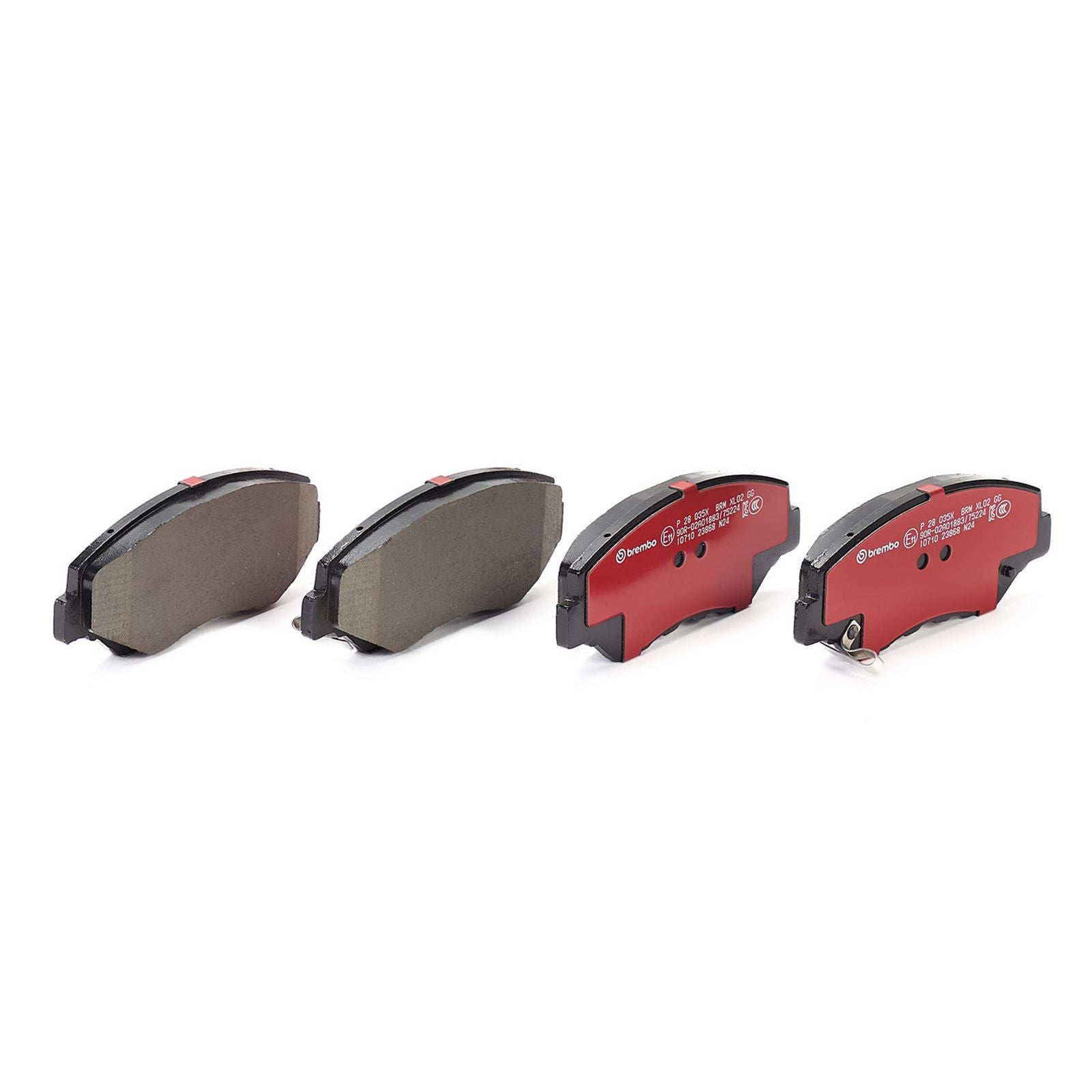 Передние тормозные колодки с низким содержанием металла Brembo XTRA P28035X