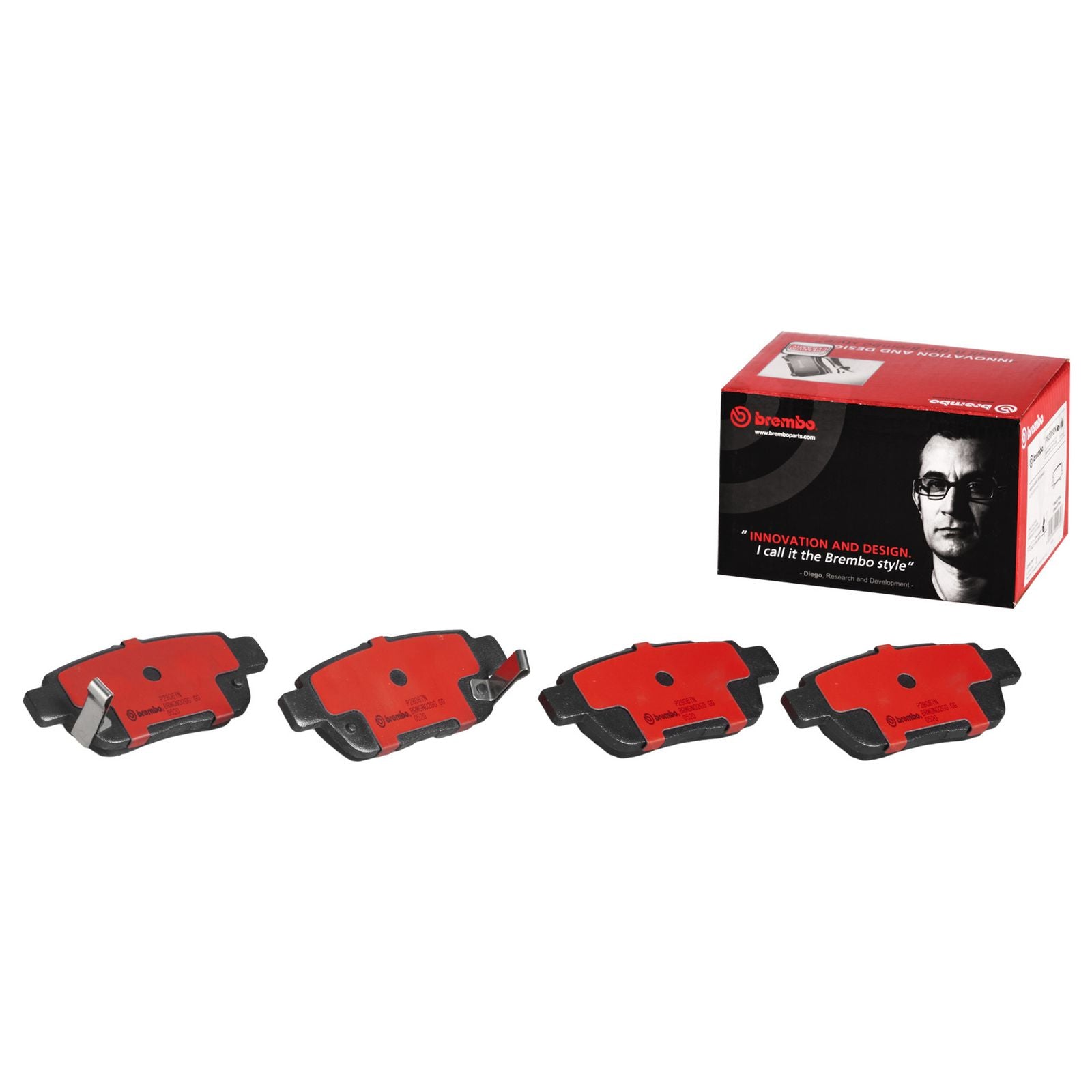 Керамические задние тормозные колодки Brembo PRIME P28067N