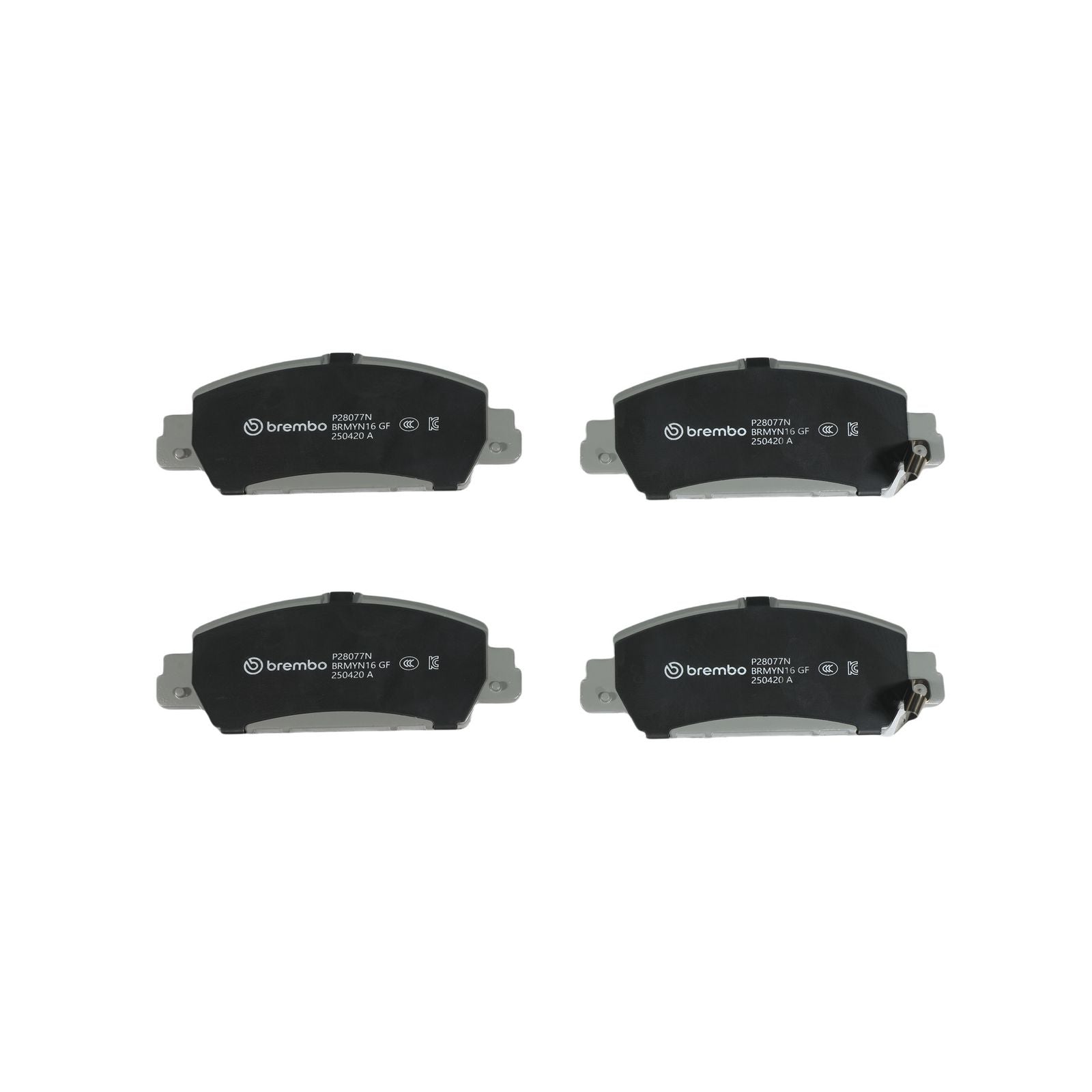 Керамические передние тормозные колодки Brembo PRIME P28077N