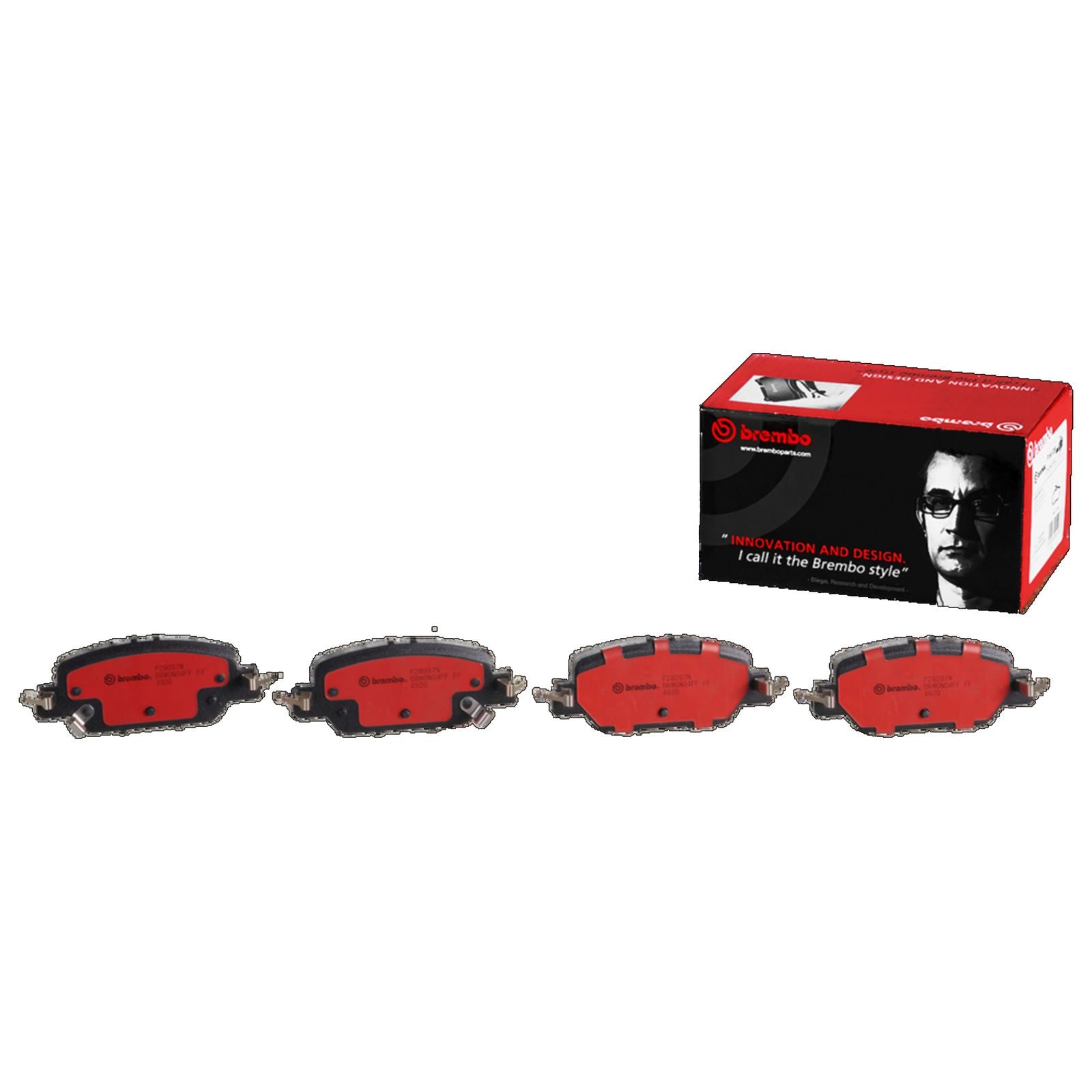 Керамические задние тормозные колодки Brembo PRIME P28097N