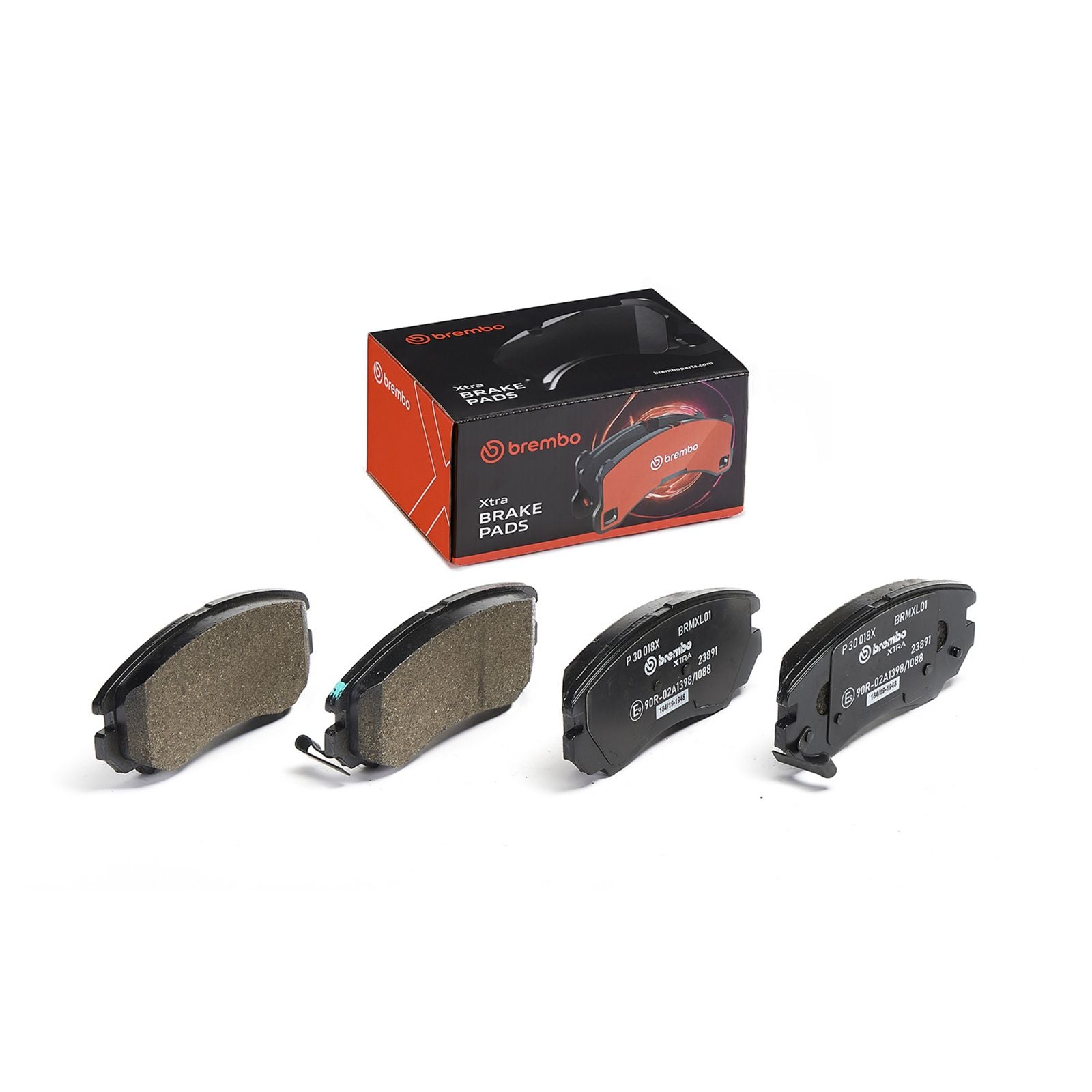 Передние тормозные колодки с низким содержанием металла Brembo XTRA P30018X