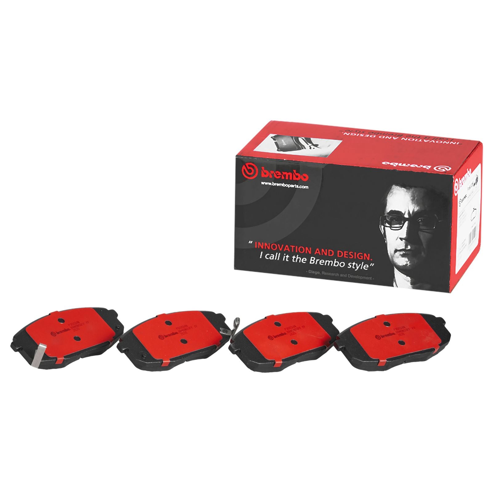Керамические передние тормозные колодки Brembo PRIME P30034N